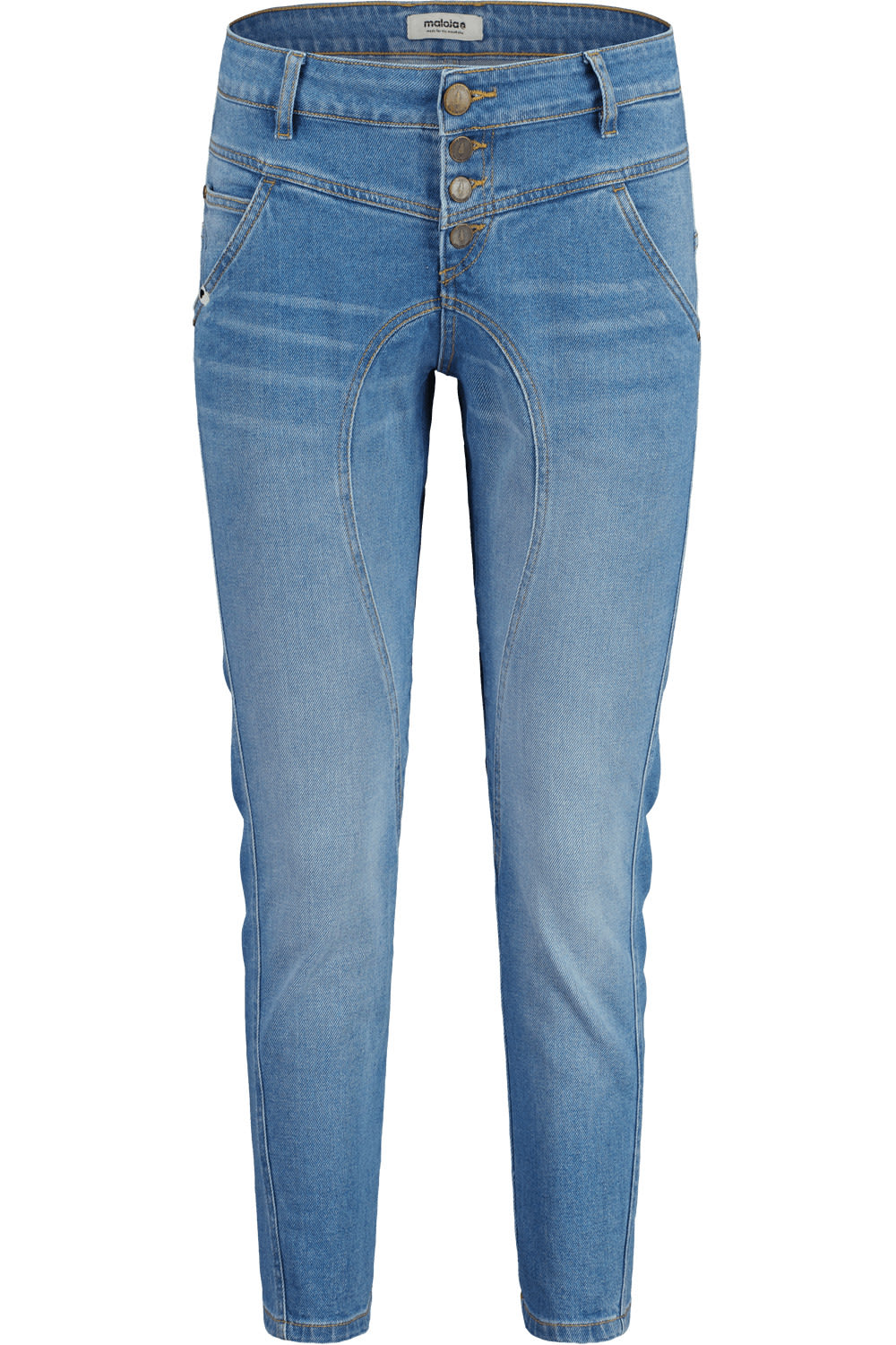Maloja Beppinam- Denim Jeans Blau- Female Lange Hosen- Grsse W27 - L32 - Farbe Mid Denim Blue