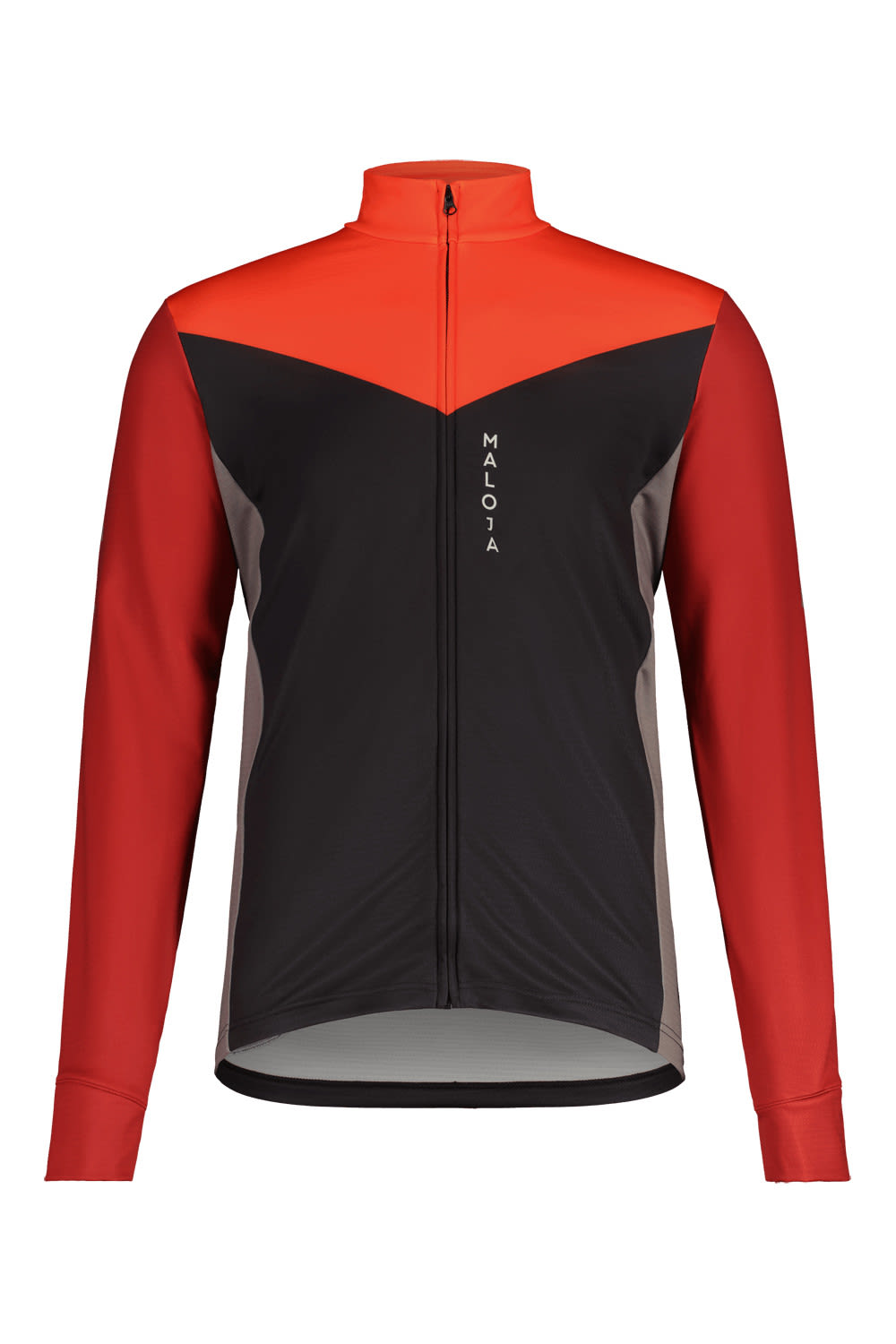 Maloja Bresimom- Jacke Colorblock - Rot - Schwarz- Male Anoraks- Grsse L - Farbe Moonless Multi