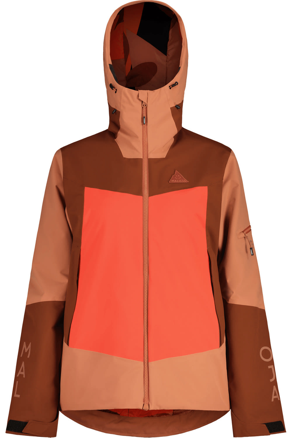 Maloja Buchfinkm- Jacke Colorblock - Orange- Female PrimaLoft(R) Anoraks- Grsse S - Farbe Glow