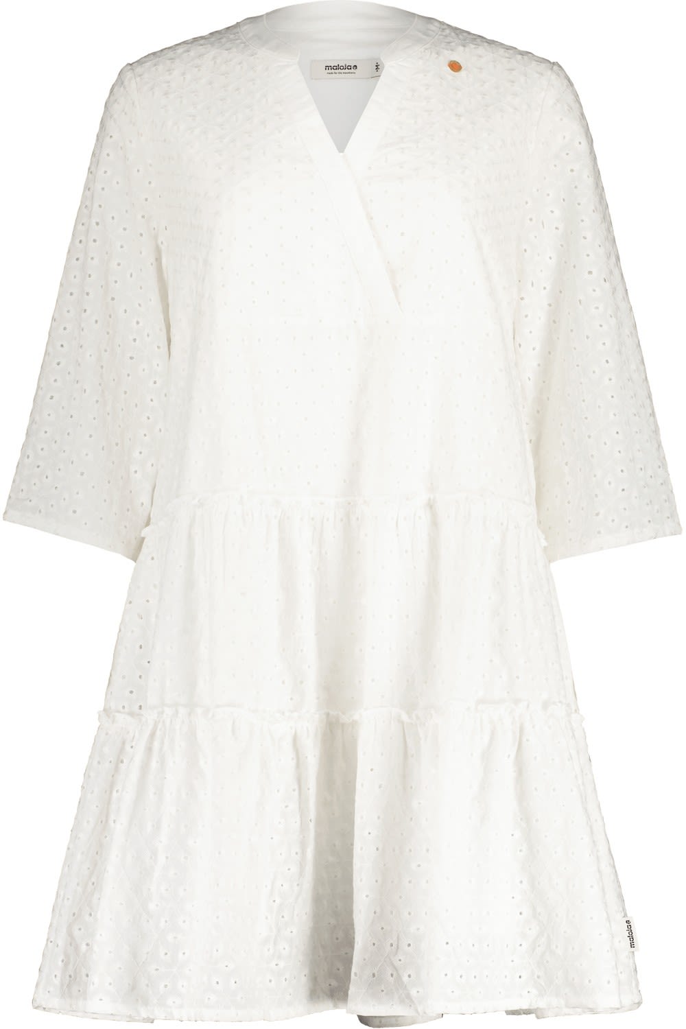 Maloja Cadorem- Kleid Weiss- Female Kleider- Grsse S - Farbe Glacier Milk