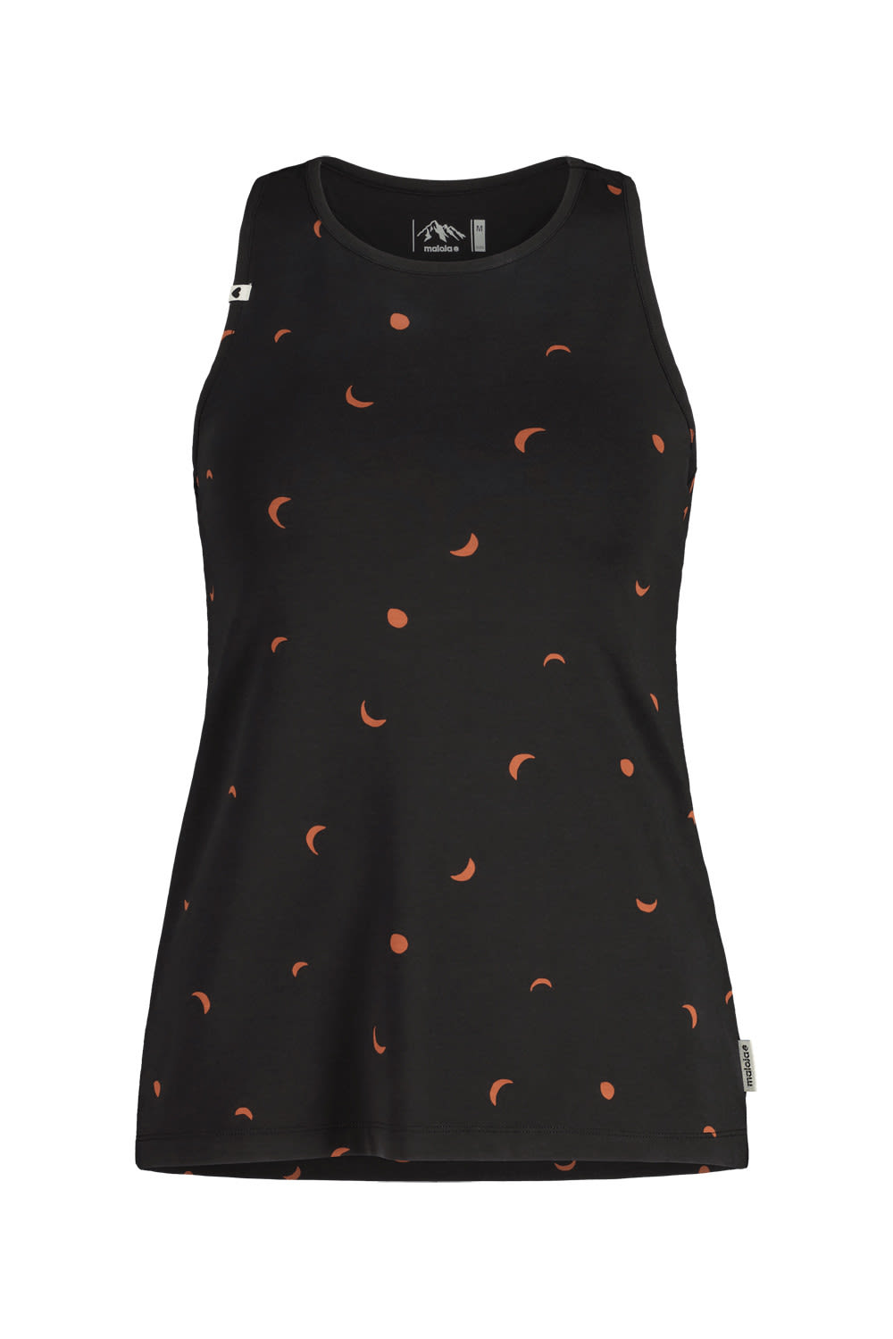 Maloja Civellam- Top Schwarz- Female Tops - rmellose Shirts- Grsse S - Farbe Moonless Moon