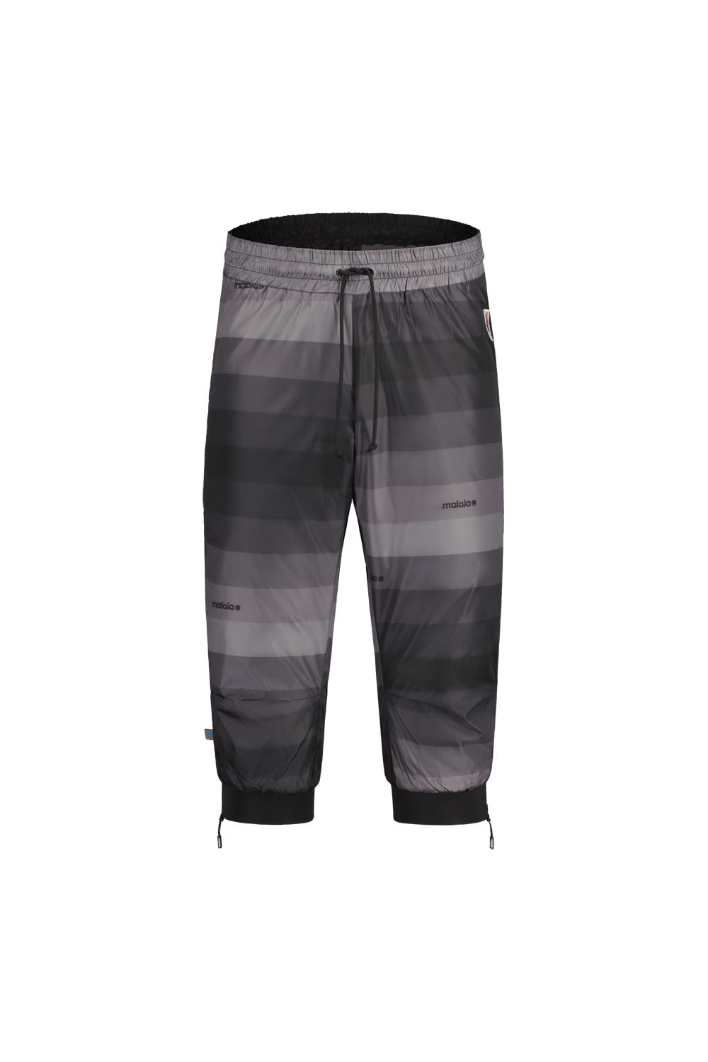 Maloja Coim- Hose Gestreift - Grau- Female PrimaLoft(R) Shorts- Grsse S - Farbe Moonless Stripe