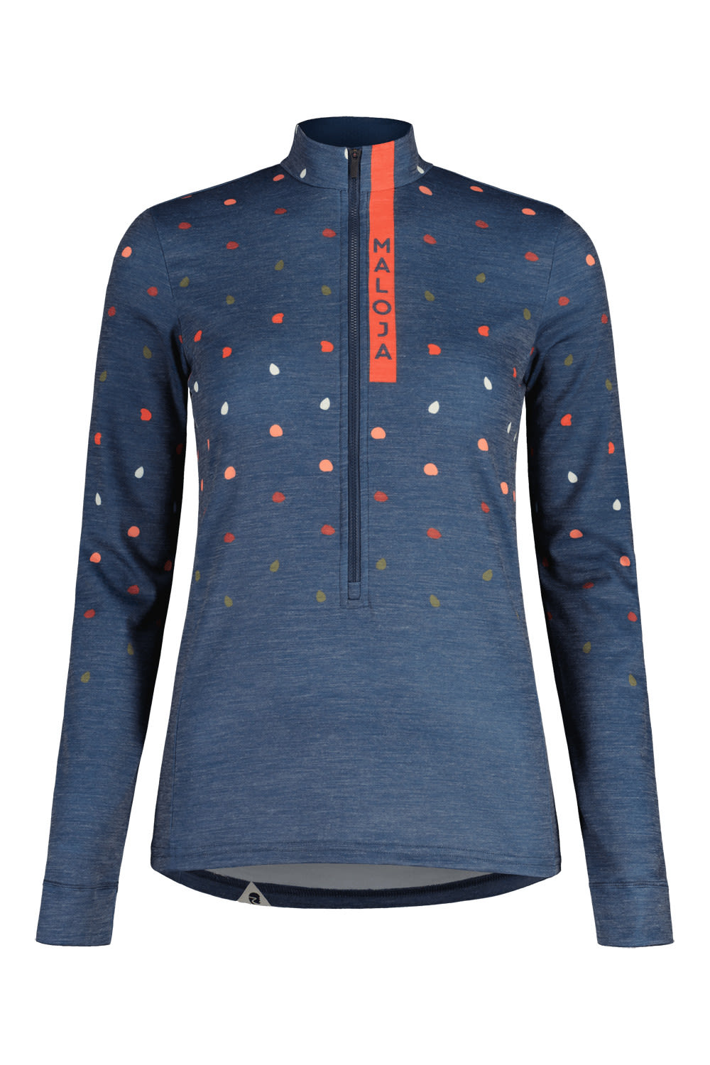 Maloja Copperbeechm- Langarmshirt Blau- Female Merino Langarm-Shirts- Grsse XS - Farbe Midnight