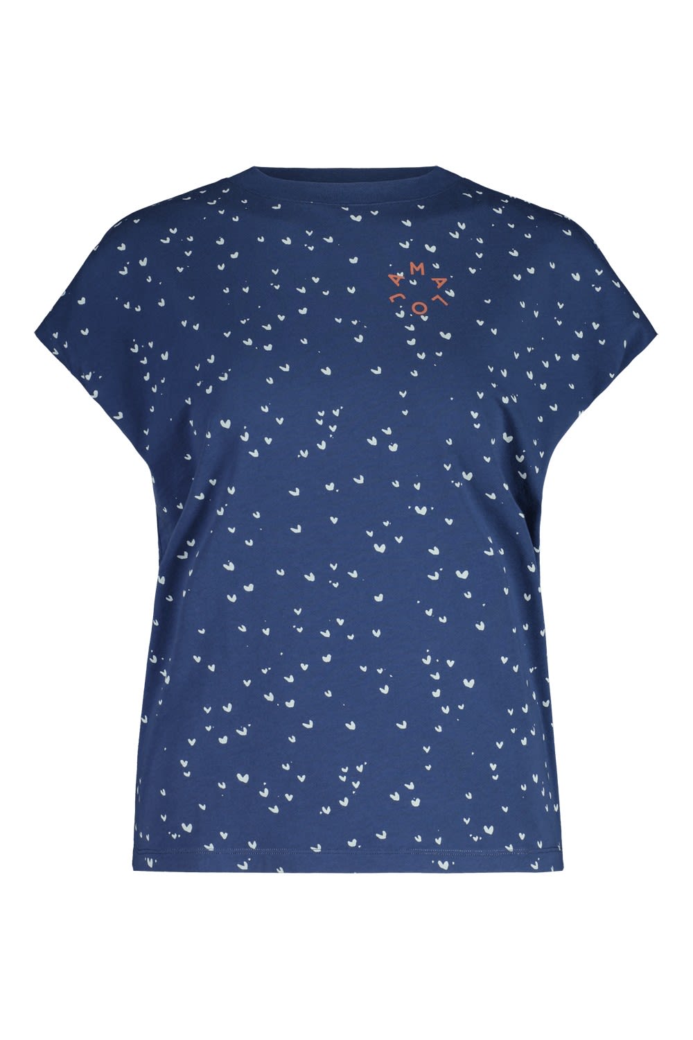 Maloja Viumsm- T-Shirt Blau- Female Kurzarm-Shirts- Grsse XS - Farbe Midnight Flying Hearts
