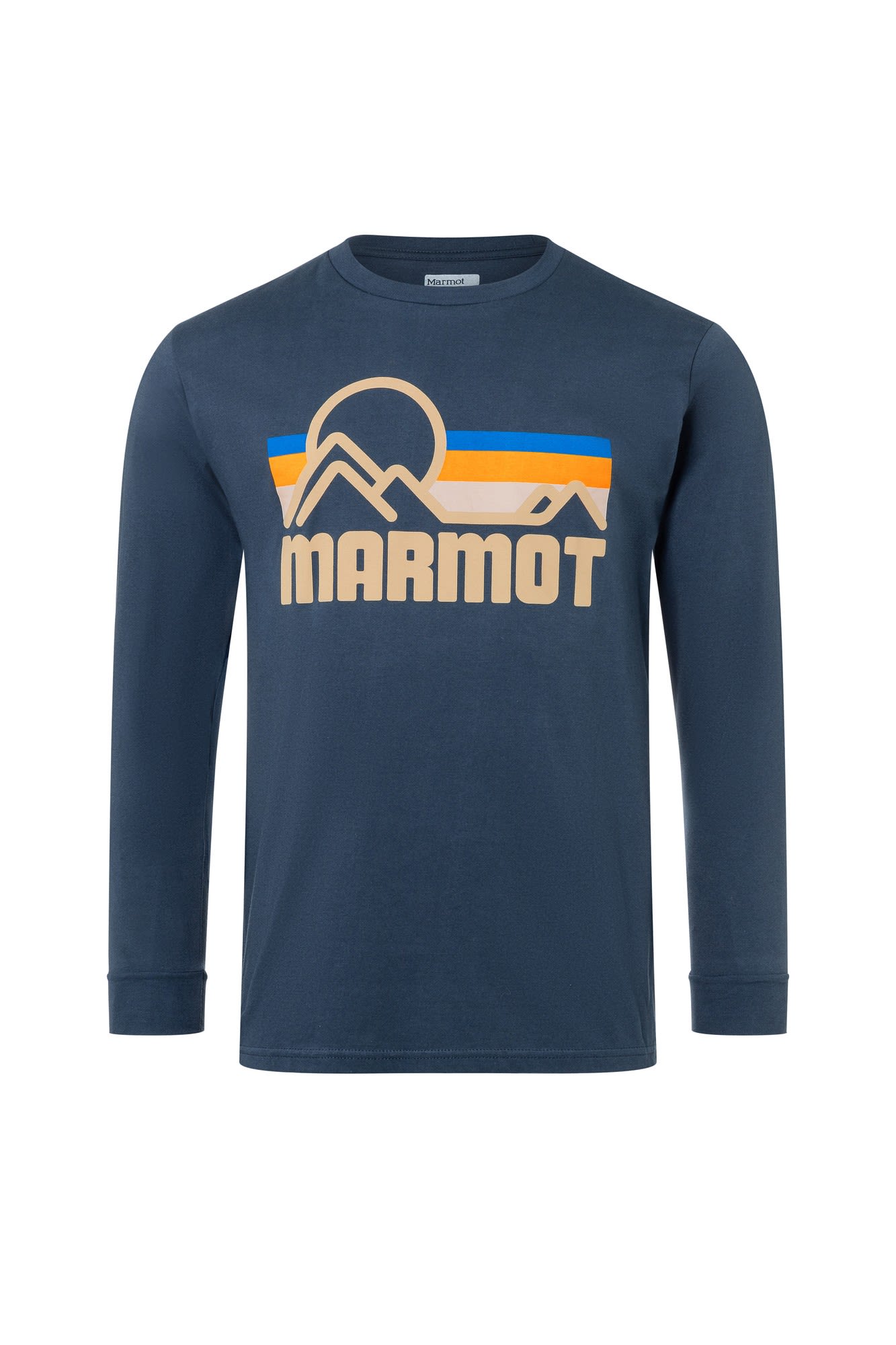 Marmot Coastal Tee Long-Sleeve Blau- Male Langarm-Shirts- Grsse S - Farbe Arctic Navy unter Marmot
