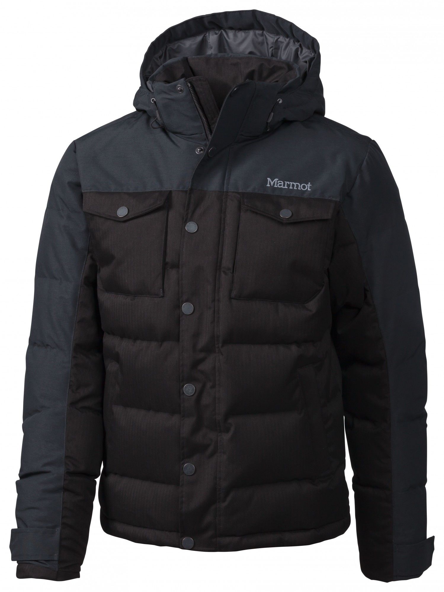 Marmot Fordham Jacket Schwarz- Male Daunen Ponchos und Capes- Grsse XL - Farbe Black