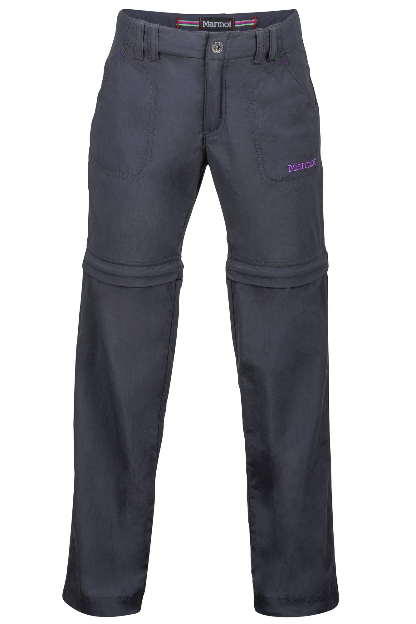 Marmot Girls Lobos Convertible Pant Grau- Female Softshellhosen- Grsse M - Farbe Dark Steel unter Marmot