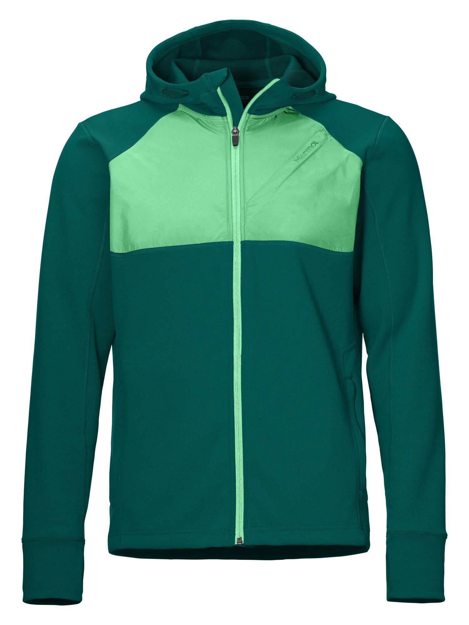 Marmot Hanging Rock Hoody Colorblock - Grn- Male Ponchos und Capes- Grsse XL - Farbe Botanical Garden - Kelly Green unter Marmot