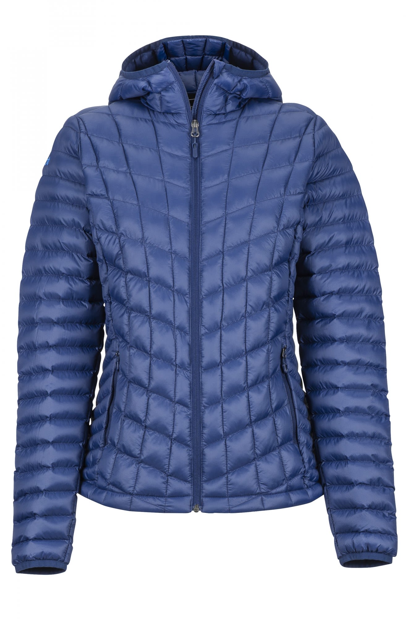 Marmot Marmot Featherless Hoody Blau- Female Daunen Ponchos und Capes- Grsse S - Farbe Arctic Navy