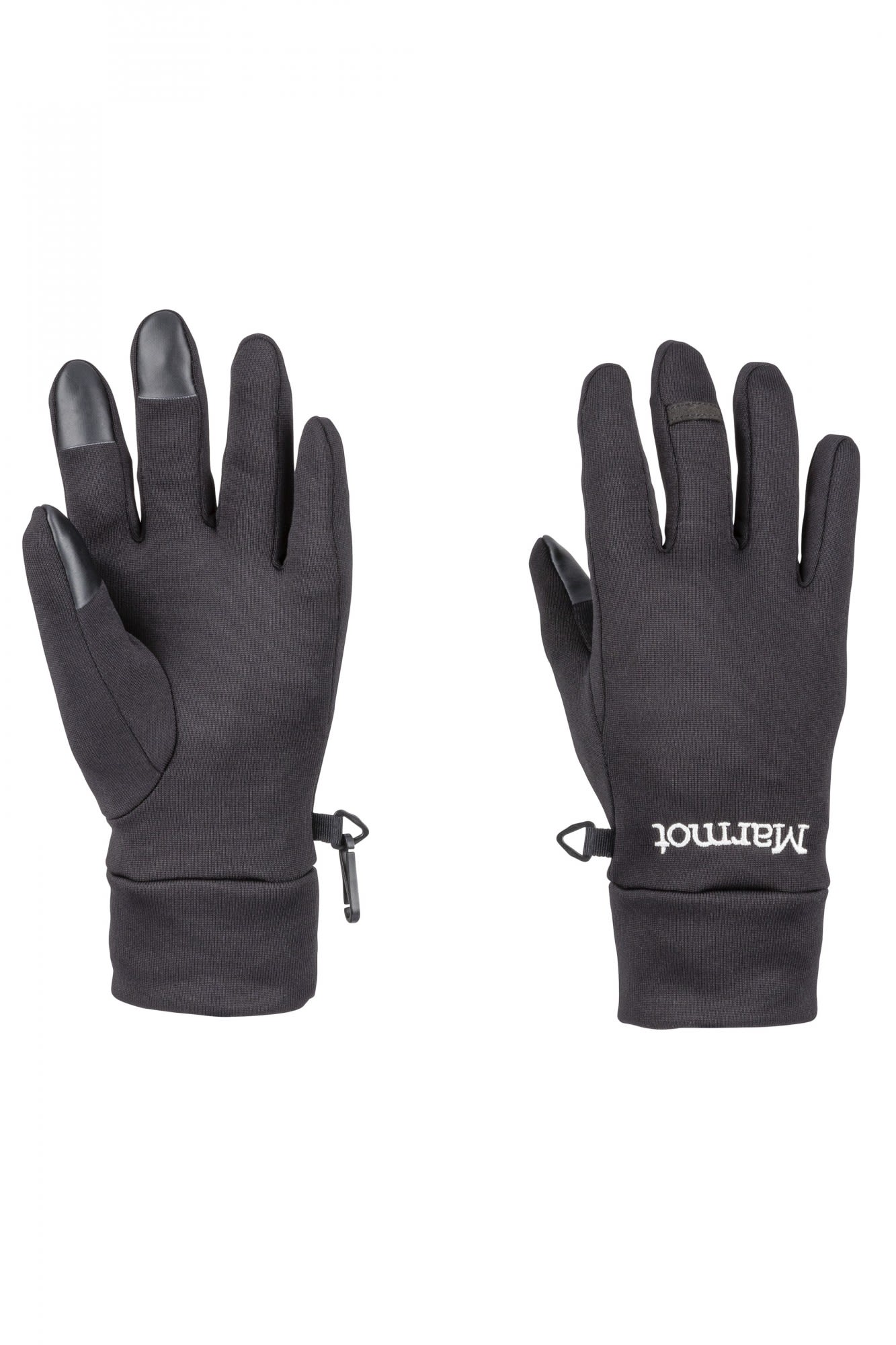 Marmot Power Stretch Connect Glove Schwarz- Female Polartec(R) Fingerhandschuhe- Grsse XS - Farbe Black