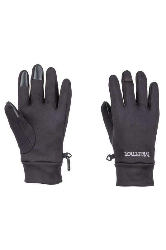 Marmot Power Stretch Connect Glove Schwarz- Polartec(R) Fingerhandschuhe- Grsse S - Farbe Black