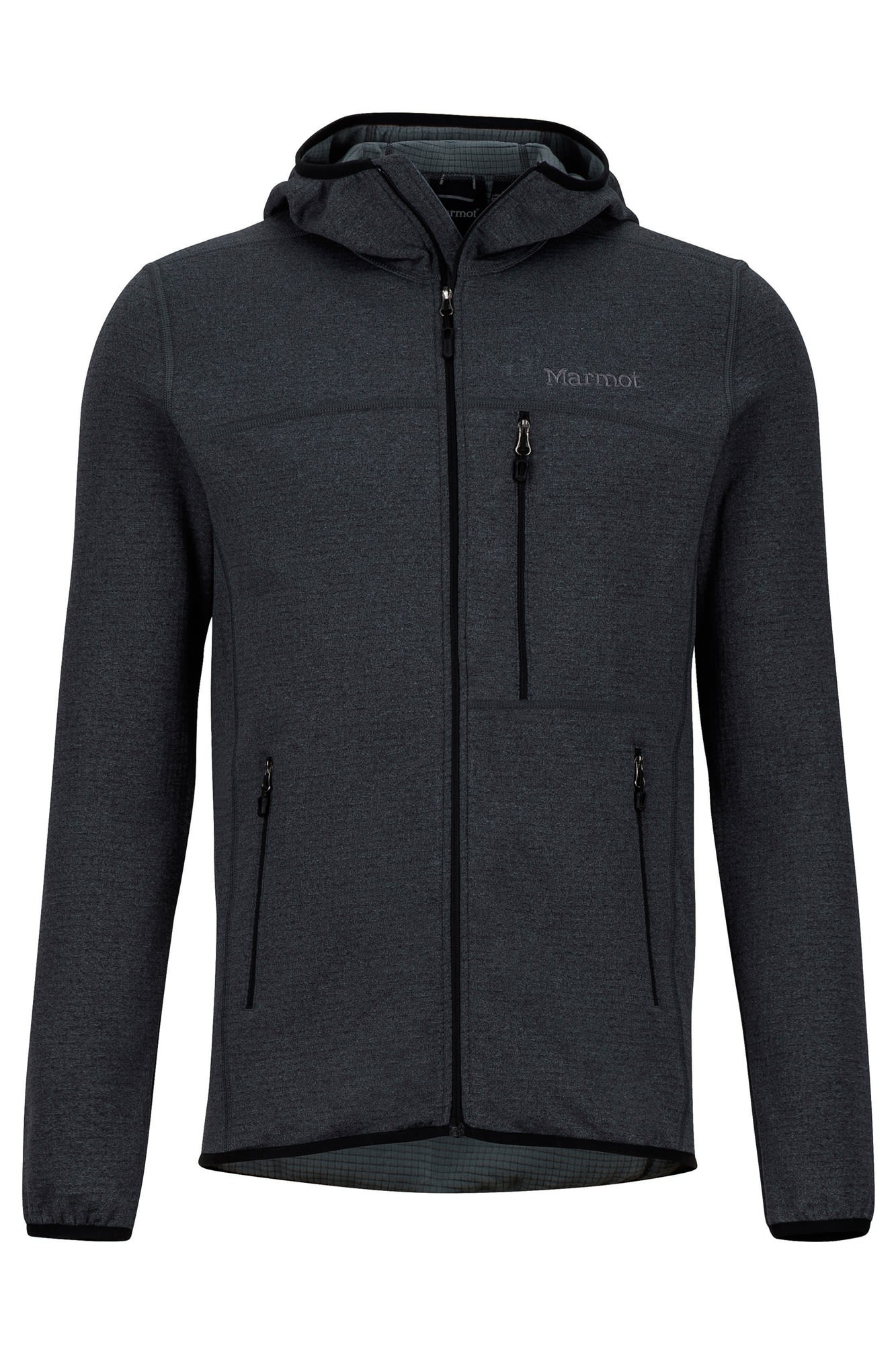 Marmot Preon Hoody Schwarz- Male Fleece- und Powerstretch-Pullover- Grsse M - Farbe Black