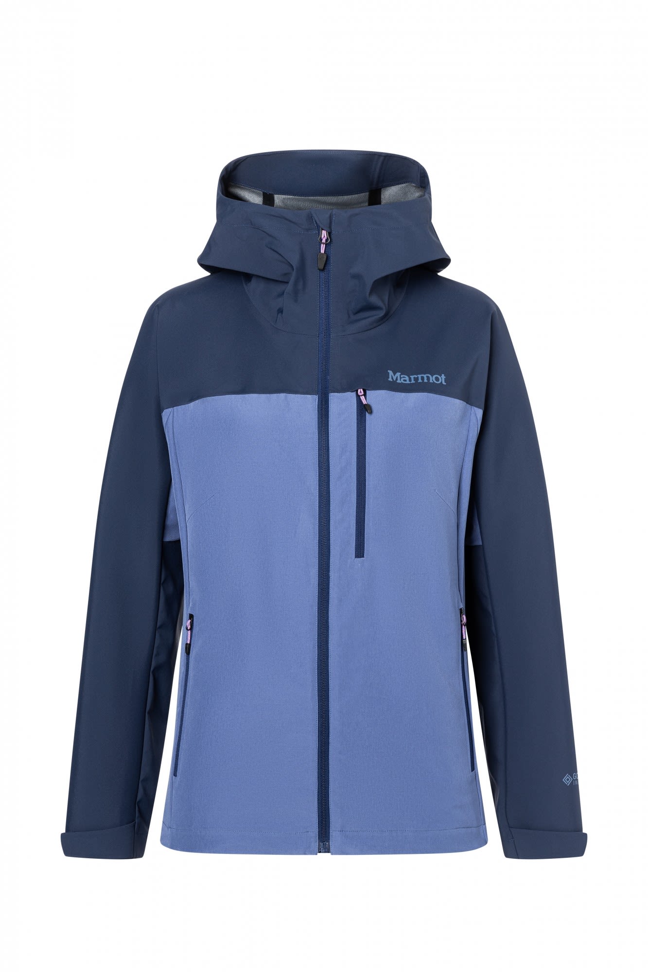 Marmot ROM Hoody Colorblock - Blau- Female Gore-Tex(R) Ponchos und Capes- Grsse XS - Farbe Arctic Navy - Storm