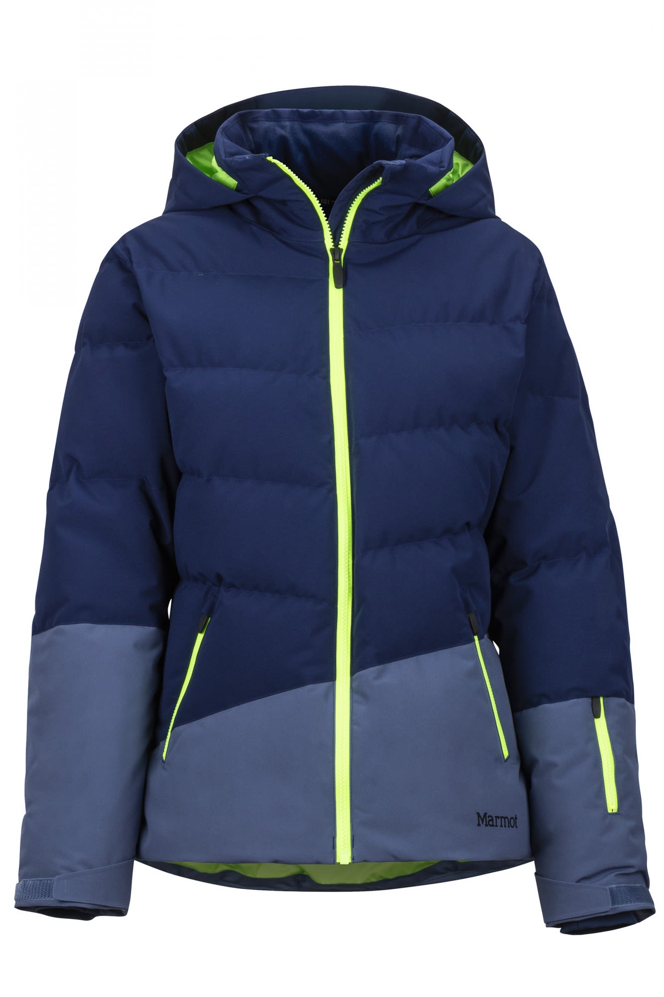 Marmot Slingshot Jacket Colorblock - Blau- Female Daunen Anoraks- Grsse L - Farbe Arctic Navy - Storm