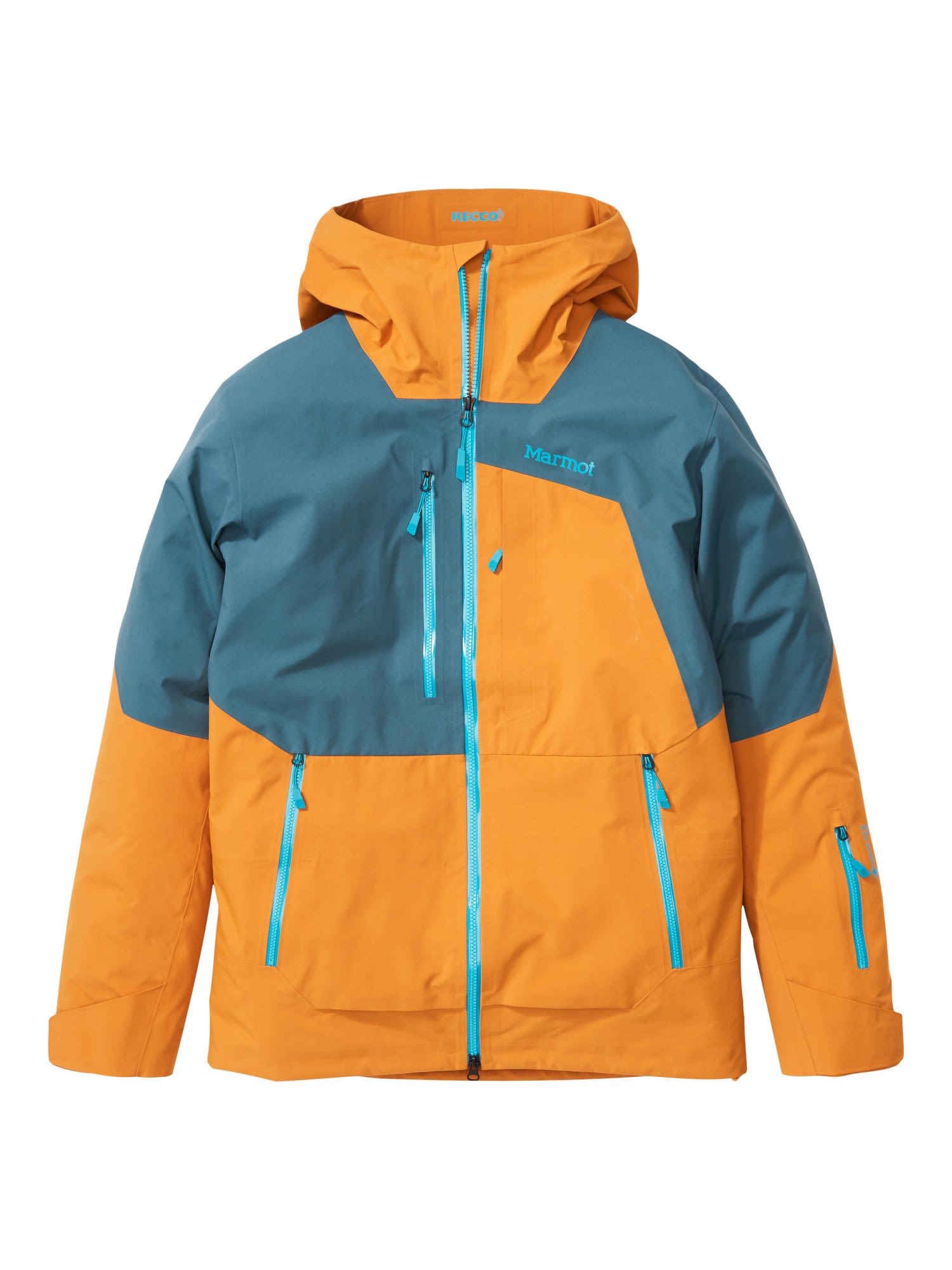 Marmot Smokes RUN Jacket Colorblock - Orange- Male Gore-Tex(R) Anoraks- Grsse S - Farbe Bronze - Stargazer