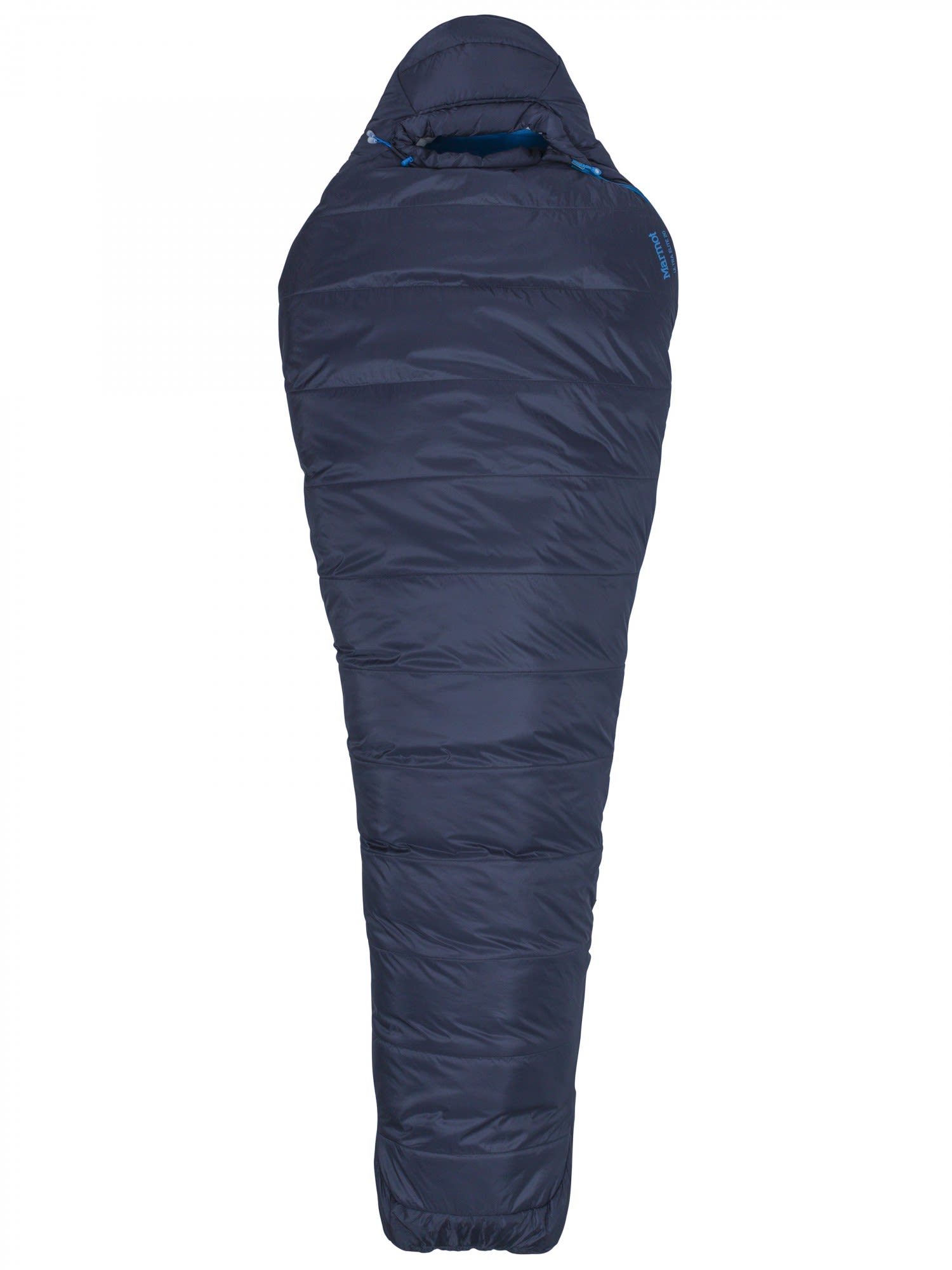 Marmot Ultra Elite 20 Regular Blau- Daunen Kunstfaserschlafscke- Grsse 203 cm - RV links - Farbe Dark Steel - Late Night