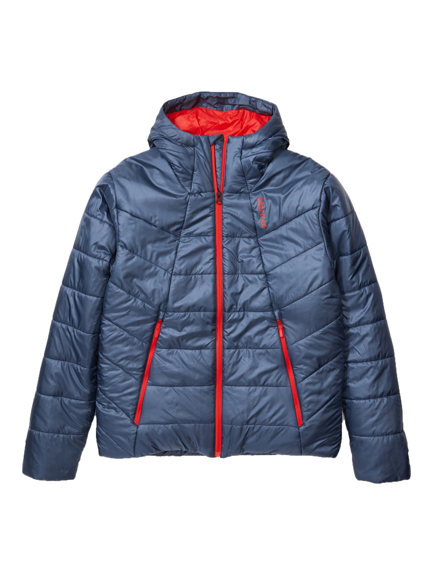 Marmot Warmcube Featherless Hoody Blau- Male Daunen Ponchos und Capes- Grsse M - Farbe Arctic Navy