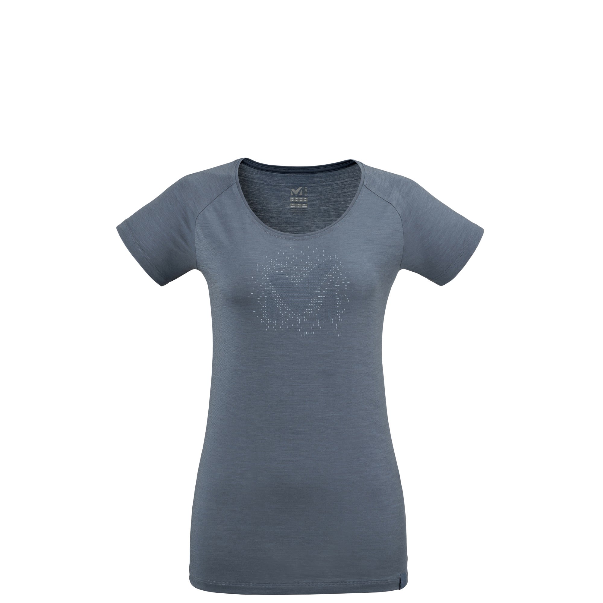 Millet Density TS Short-Sleeve Grau- Female Merino Kurzarm-Shirts- Grsse XL - Farbe Flint