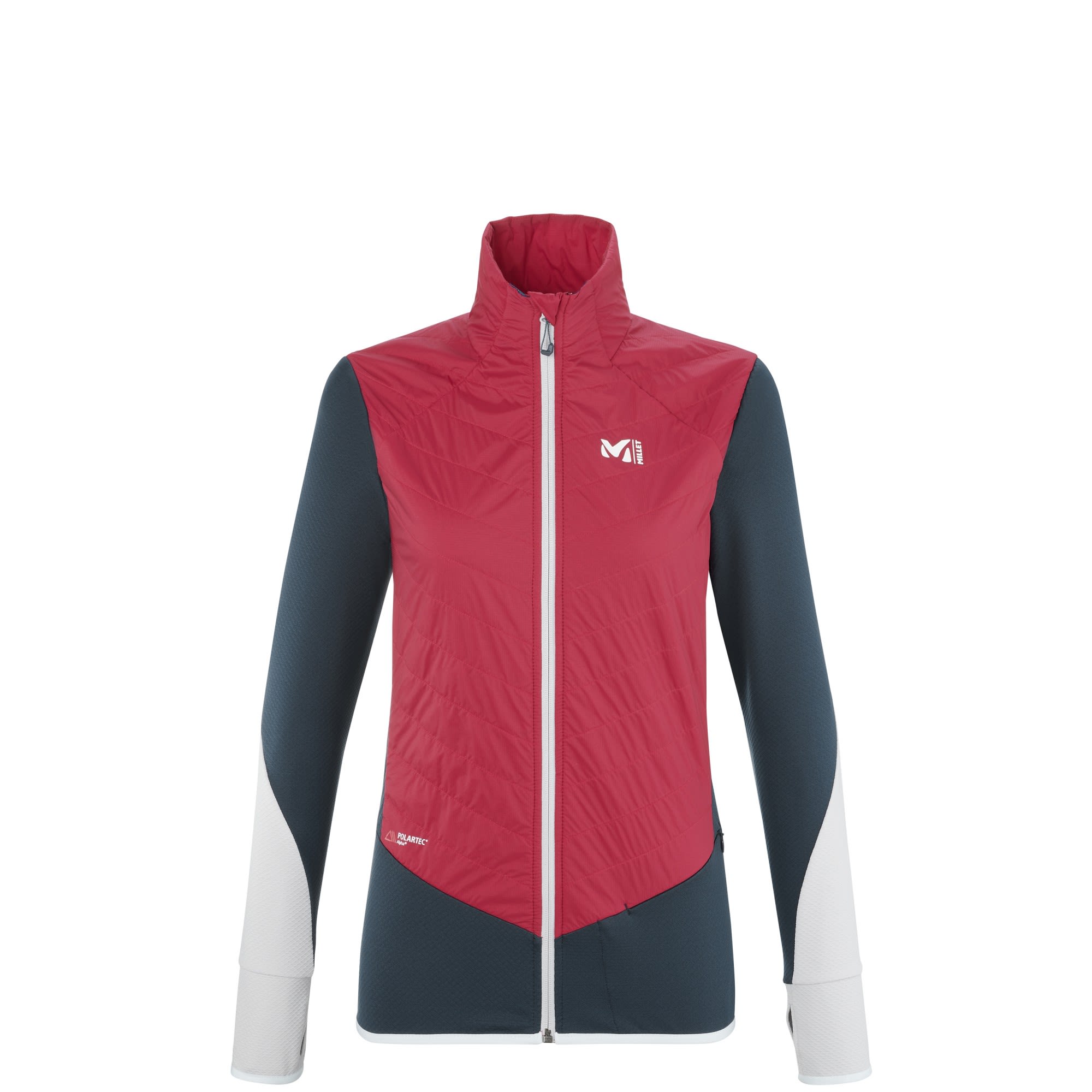 Millet Extreme Rutor Alpha Jacket Colorblock - Rot- Female Polartec(R) Anoraks- Grsse S - Farbe Tango - Orion Blue