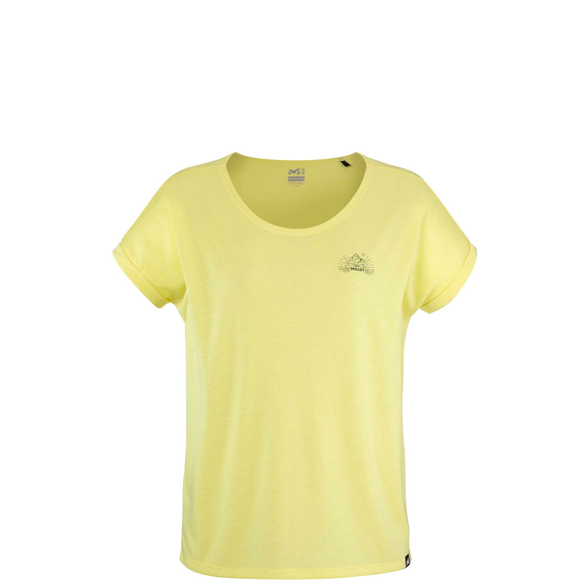 Millet Unit Lyocell TS Short-Sleeve Gelb- Female Kurzarm-Shirts- Grsse XL - Farbe Limon