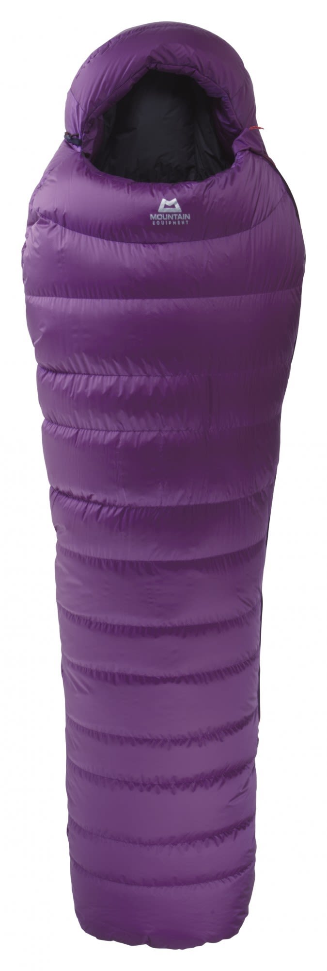 Mountain Equipment Glacier 450 Long Lila- Female Daunen Daunenschlafscke- Grsse 195 cm - RV links - Farbe Foxglove