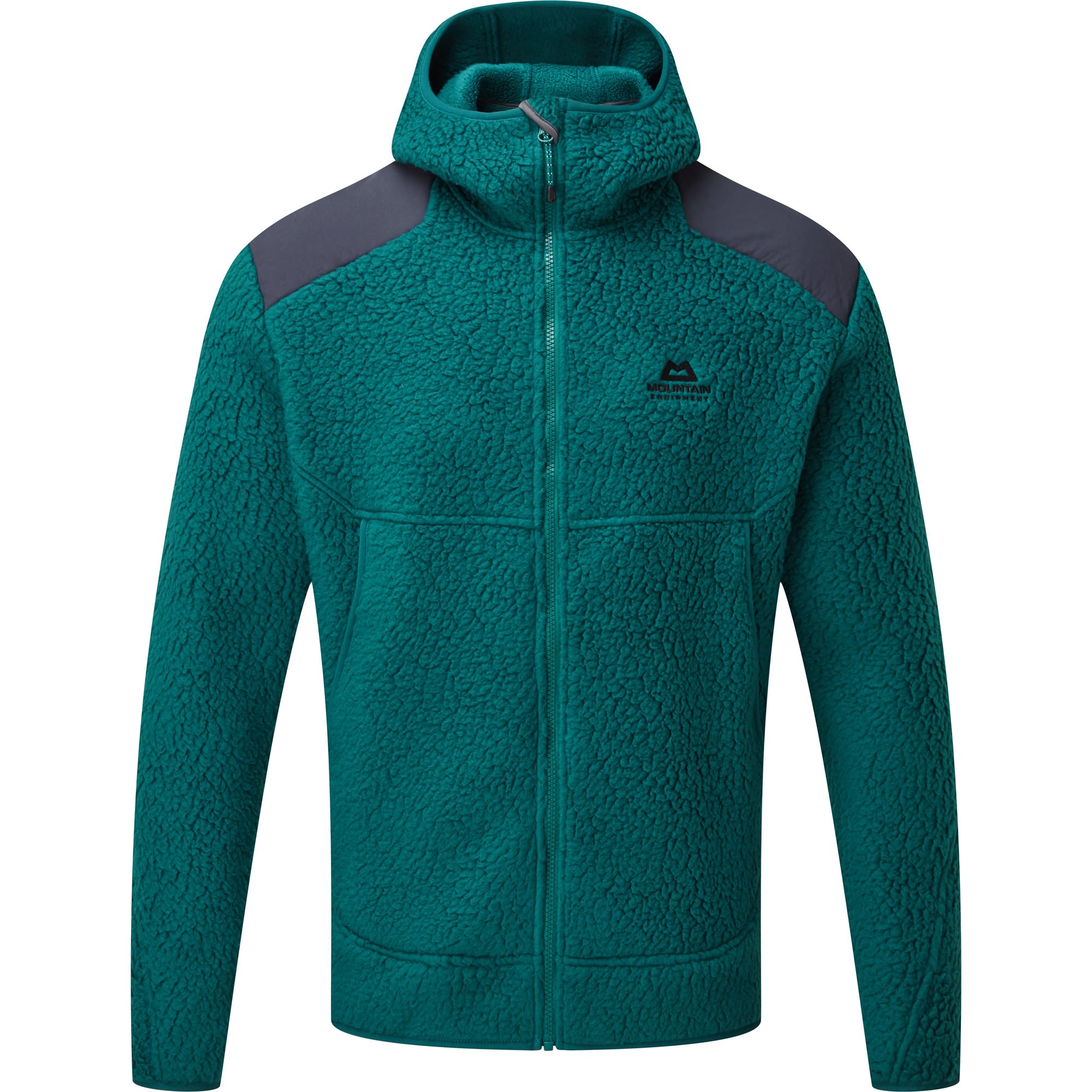 Mountain Equipment Moreno Hooded Jacket Grn- Male Polartec(R) Freizeitjacken- Grsse S - Farbe Deep Teal - Blue Night