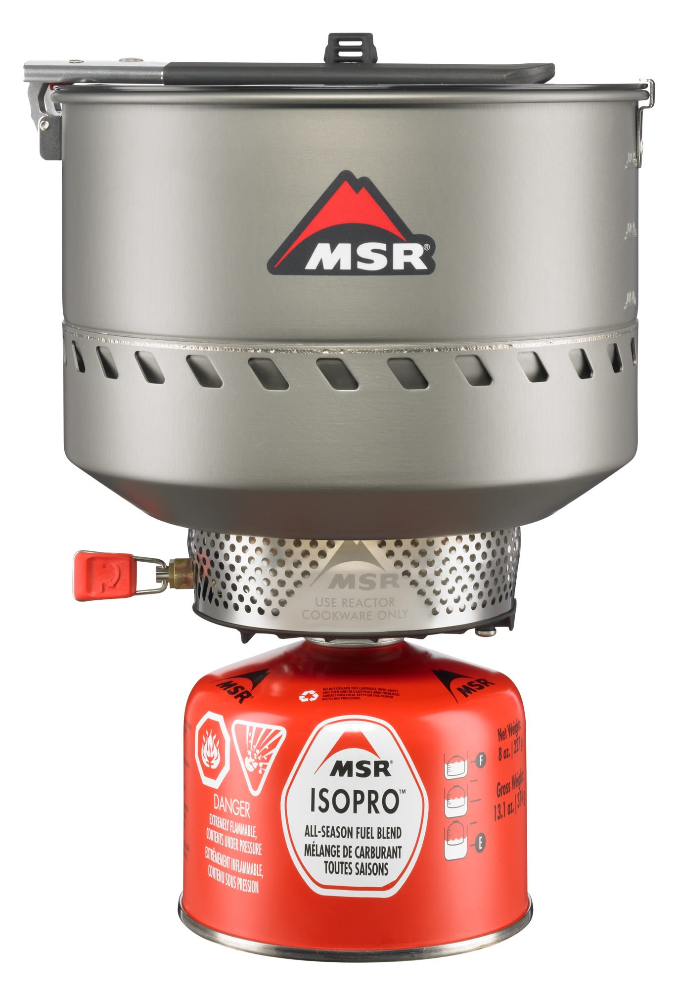 MSR Reactor 2-5L Stove System Grau- Gaskocher- Grsse One Size - Farbe Grey