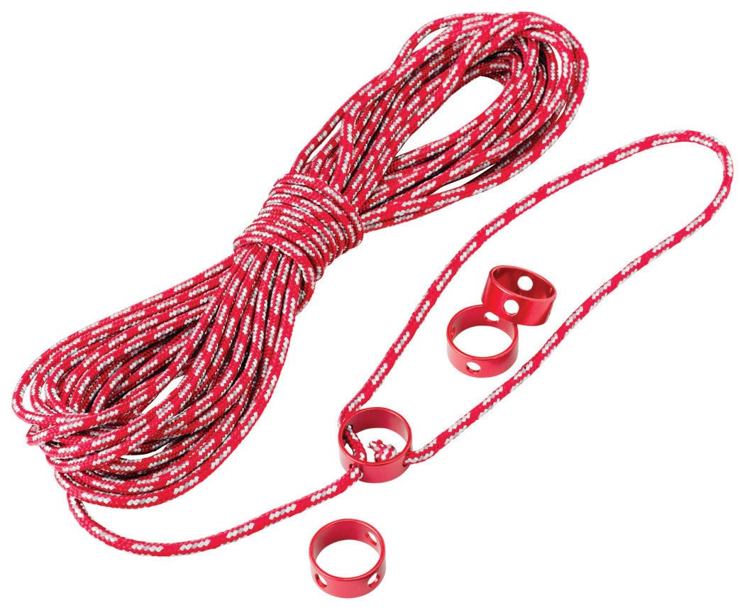 MSR Reflective Utility Cord KIt Rot- Zelt-Zubehr- Grsse One Size - Farbe Red