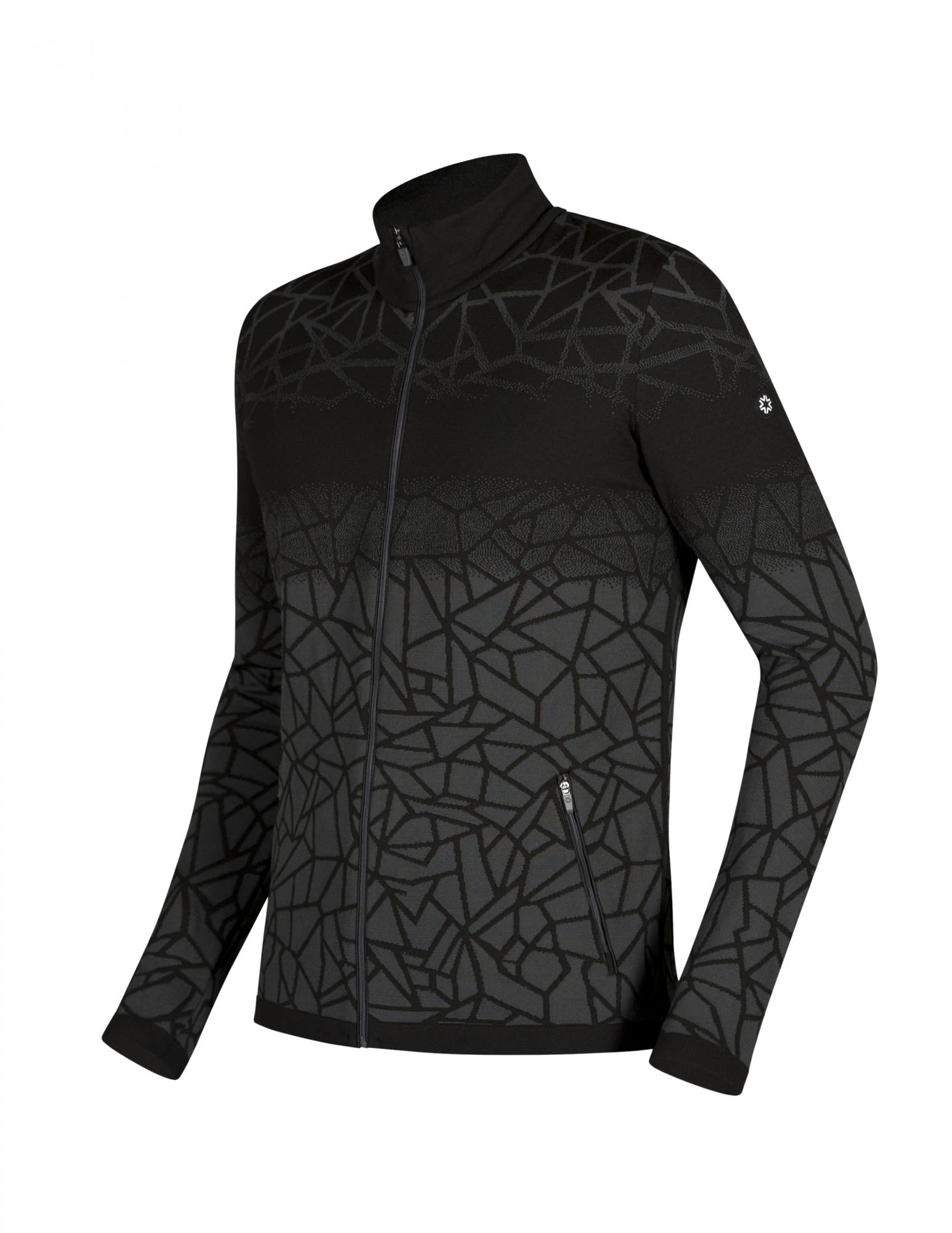 Newland Joux Grau - Schwarz- Male Kurzarm-Shirts und Tops- Grsse S - Farbe Dark Grey - Black
