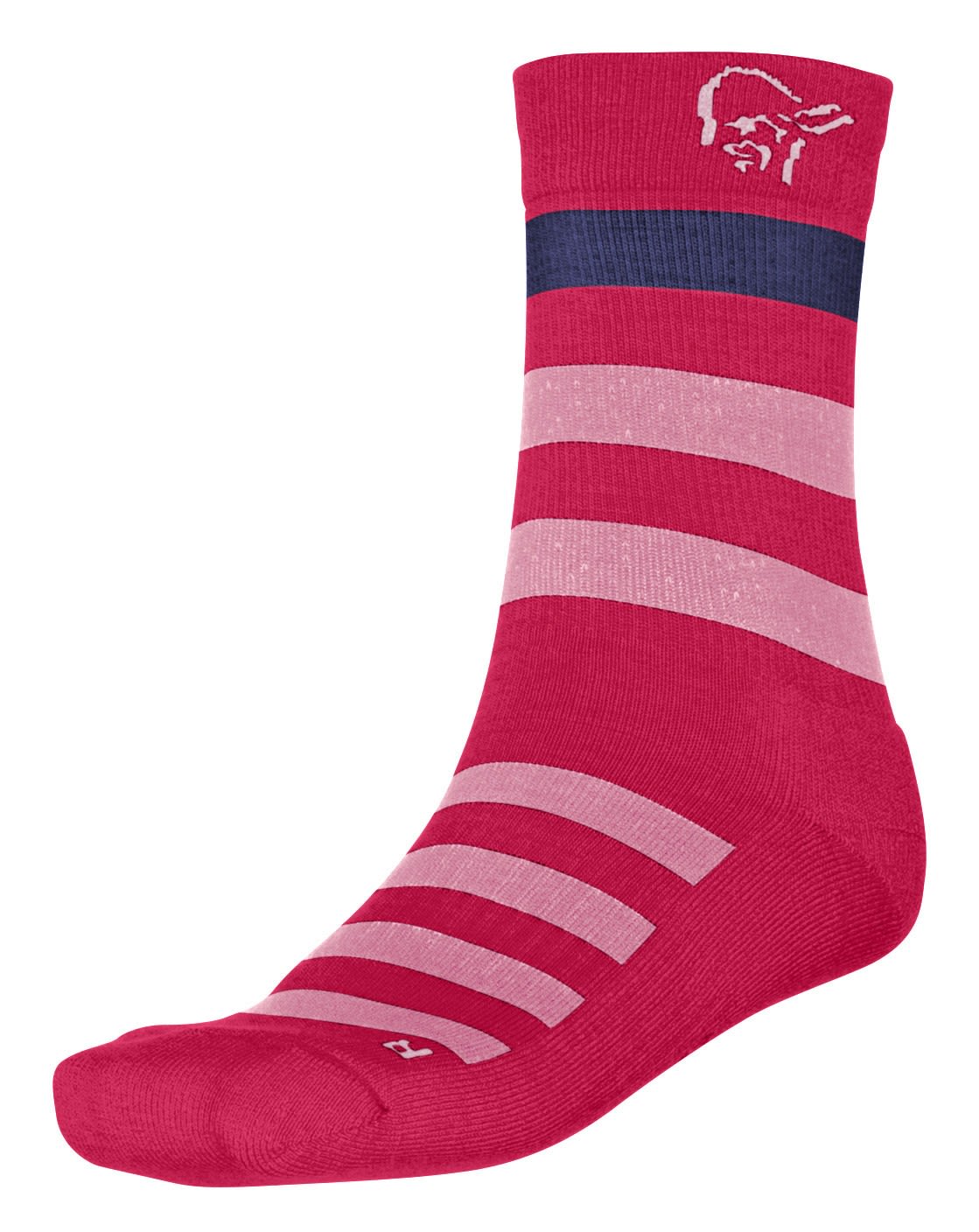Norrona Falketind Mid Weight Merino Socks Rot- Merino Freizeitsocken- Grsse 34 - 36 - Farbe Jester Red