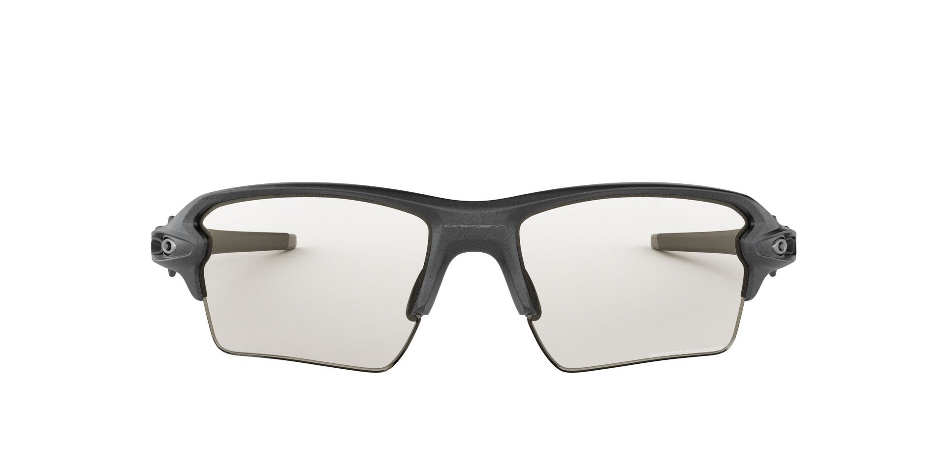 Oakley Flak 2-0 XL Schwarz- Fahrradbrillen- Grsse One Size - Farbe Steel - Clear Black Iridium Photocromatic