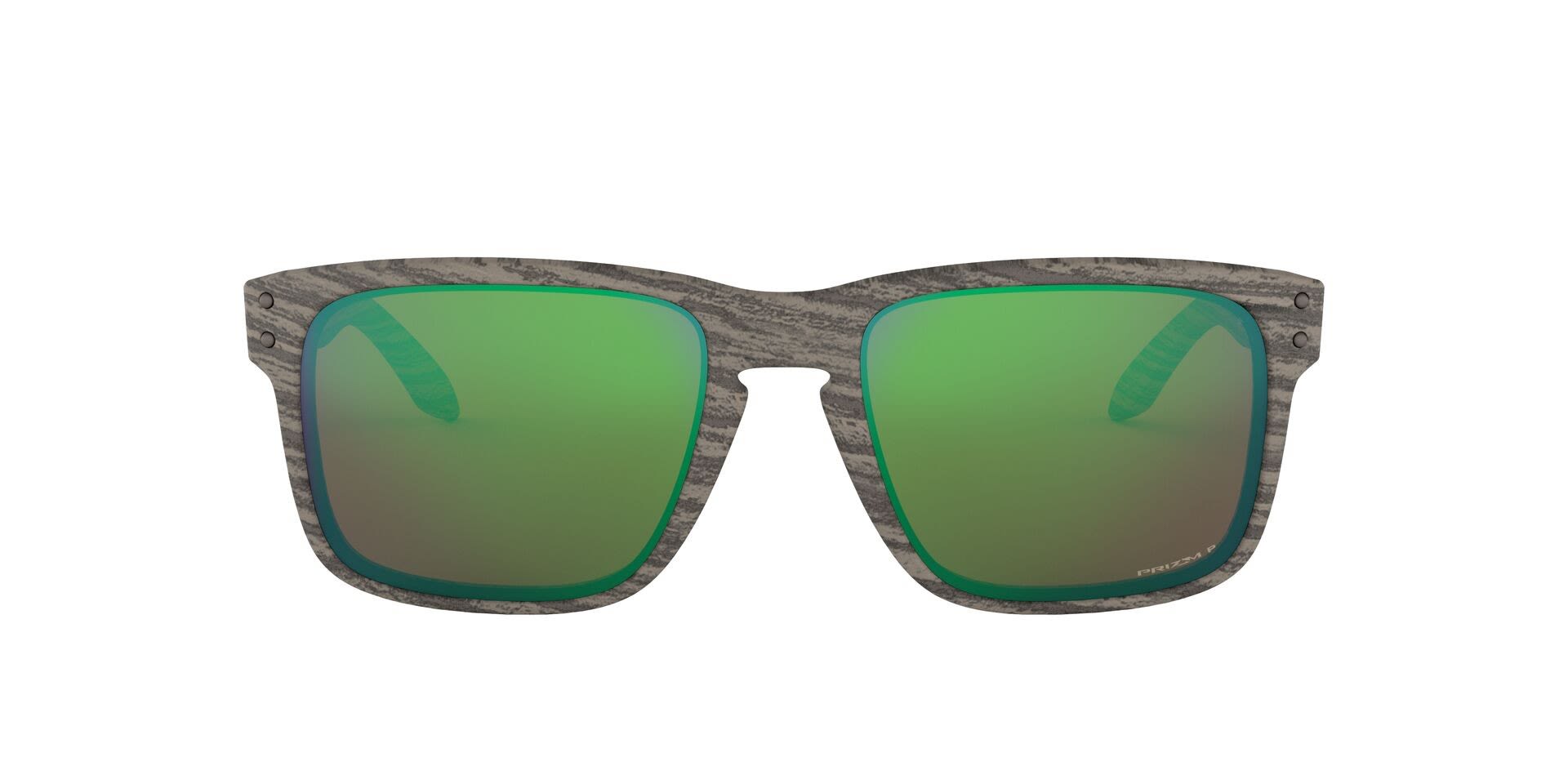 Oakley Holbrook Prizm Polarized Blau - Braun - Grn- Sportbrillen- Grsse One Size - Farbe Woodgrain - Prizm Shallow H2O Polarized