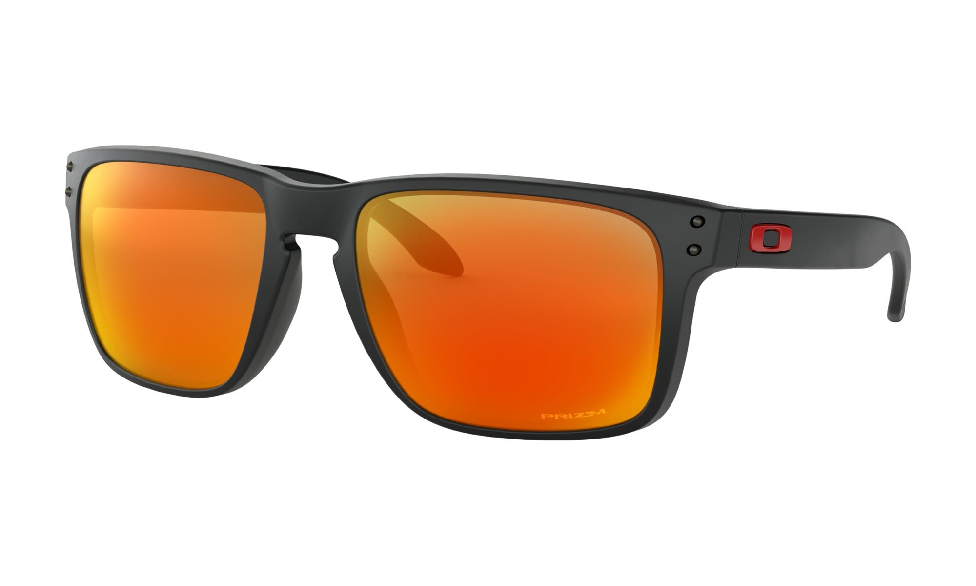 Oakley Holbrook XL Prizm Rot - Schwarz- Sportbrillen- Grsse One Size - Farbe Matte Black - Prizm Ruby unter Oakley