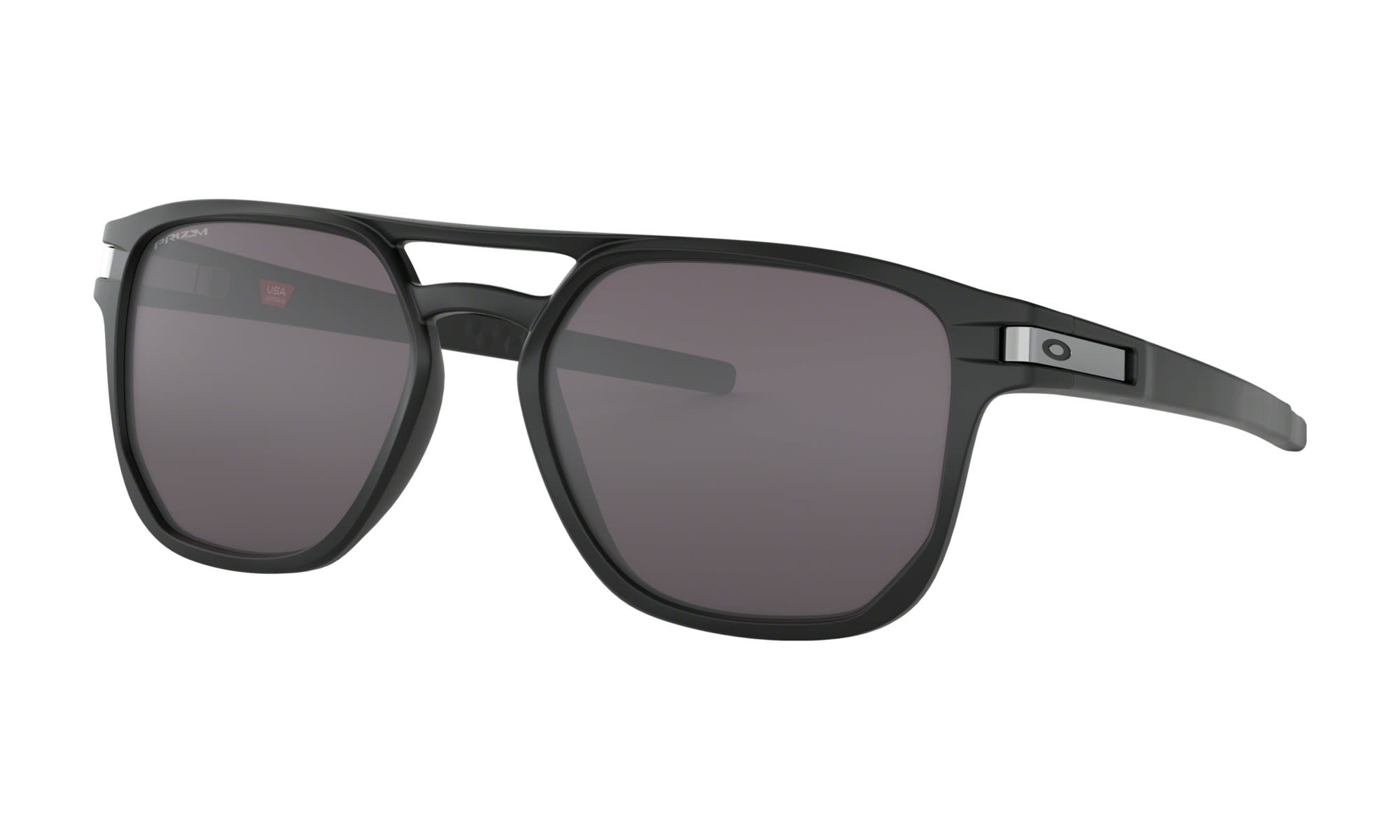 Oakley Latch Beta Grau - Schwarz- Sportbrillen- Grsse One Size - Farbe Matte Black - Prizm Grey