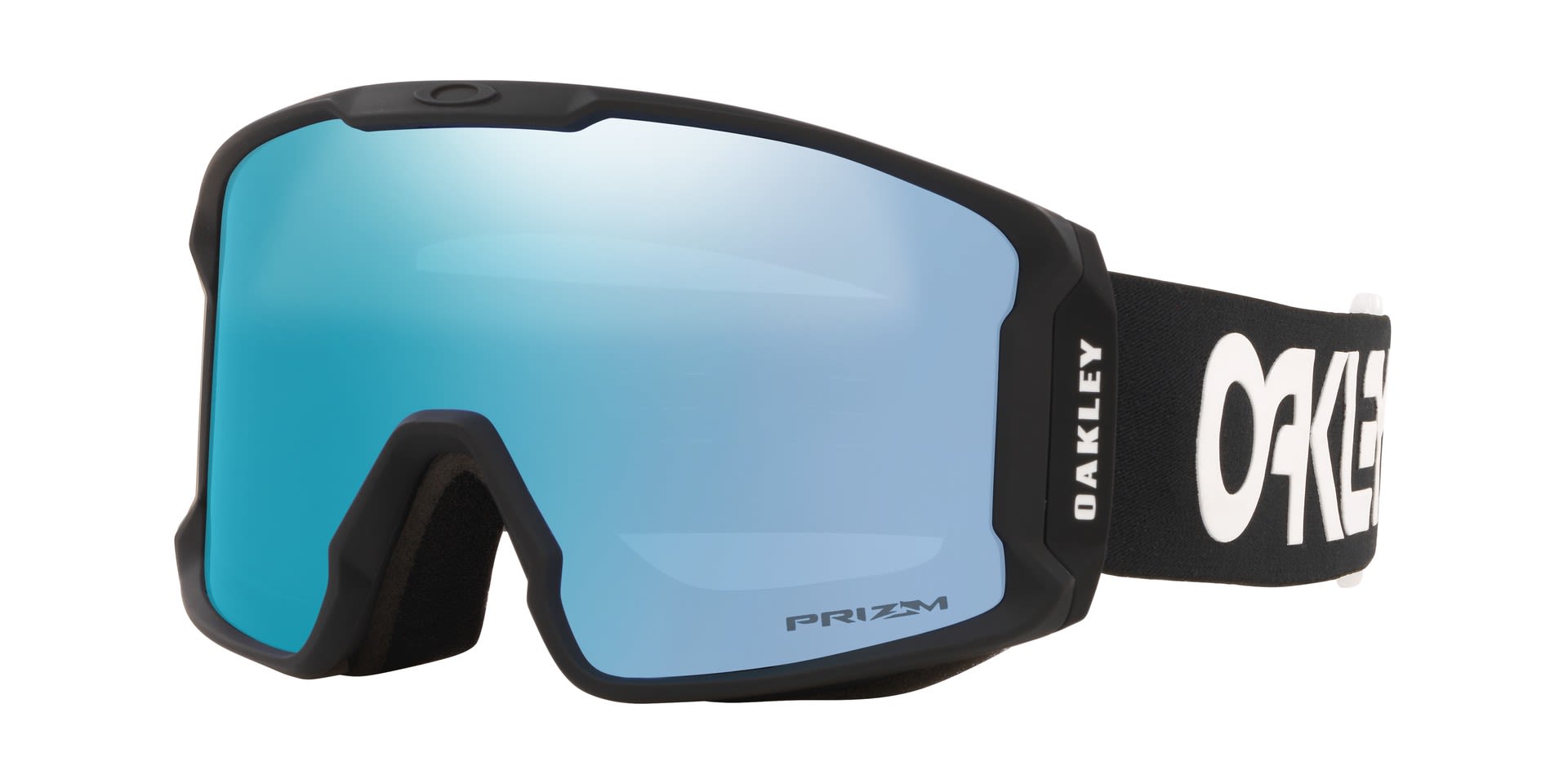 Oakley Line Miner XL Schwarz- Skibrillen- Grsse One Size - Farbe Factory Pilot Black - Prizm Snow Sapphire unter Oakley