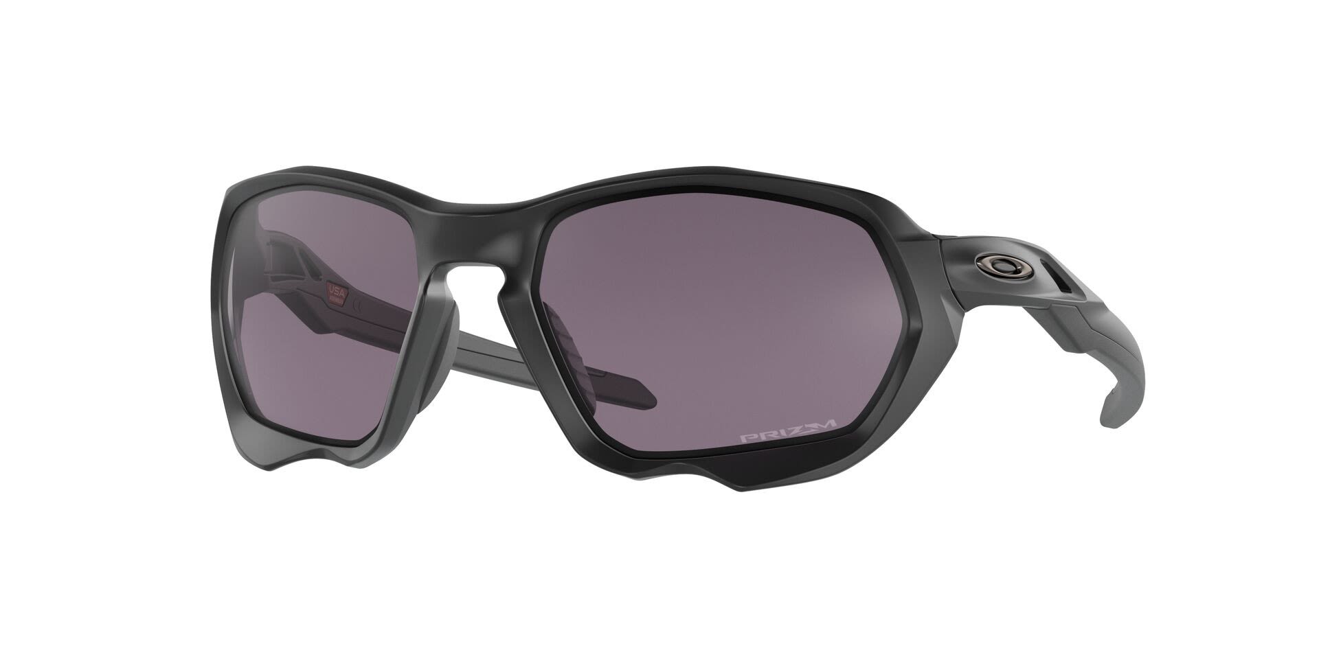 Oakley Plazma Matte Prizm Schwarz- Fahrradbrillen- Grsse One Size - Farbe Matte Black - Prizm Grey