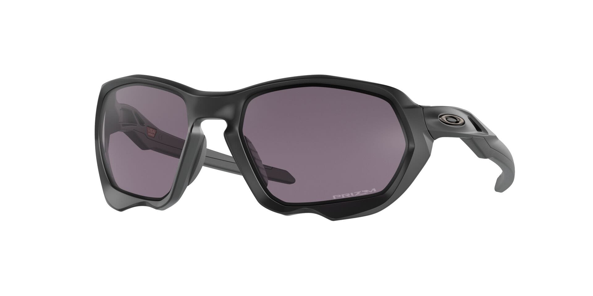 Oakley Plazma Matte Prizm Schwarz- Fahrradbrillen- Grsse One Size - Farbe Matte Black - Prizm Grey unter Oakley