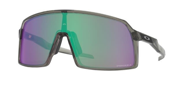 Oakley Sutro Prizm Iridium Grau - Grn- Fahrradbrillen- Grsse One Size - Farbe Grey Ink - Prizm Road Jade unter Oakley