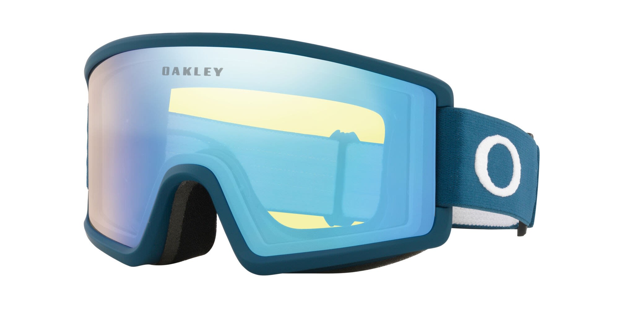 Oakley Target Line II Blau- Skibrillen- Grsse One Size - Farbe Poseidon - Hi Yellow