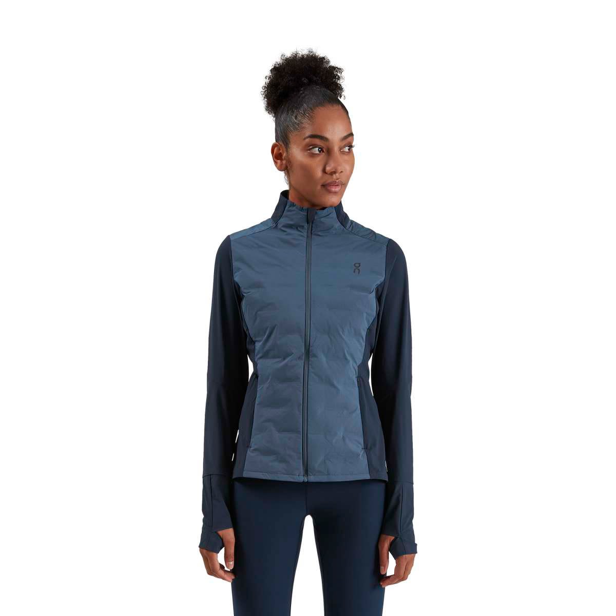 On Running Climate Jacket Blau- Female Isolationsjacken- Grsse XS - Farbe Denim - Navy unter On Running