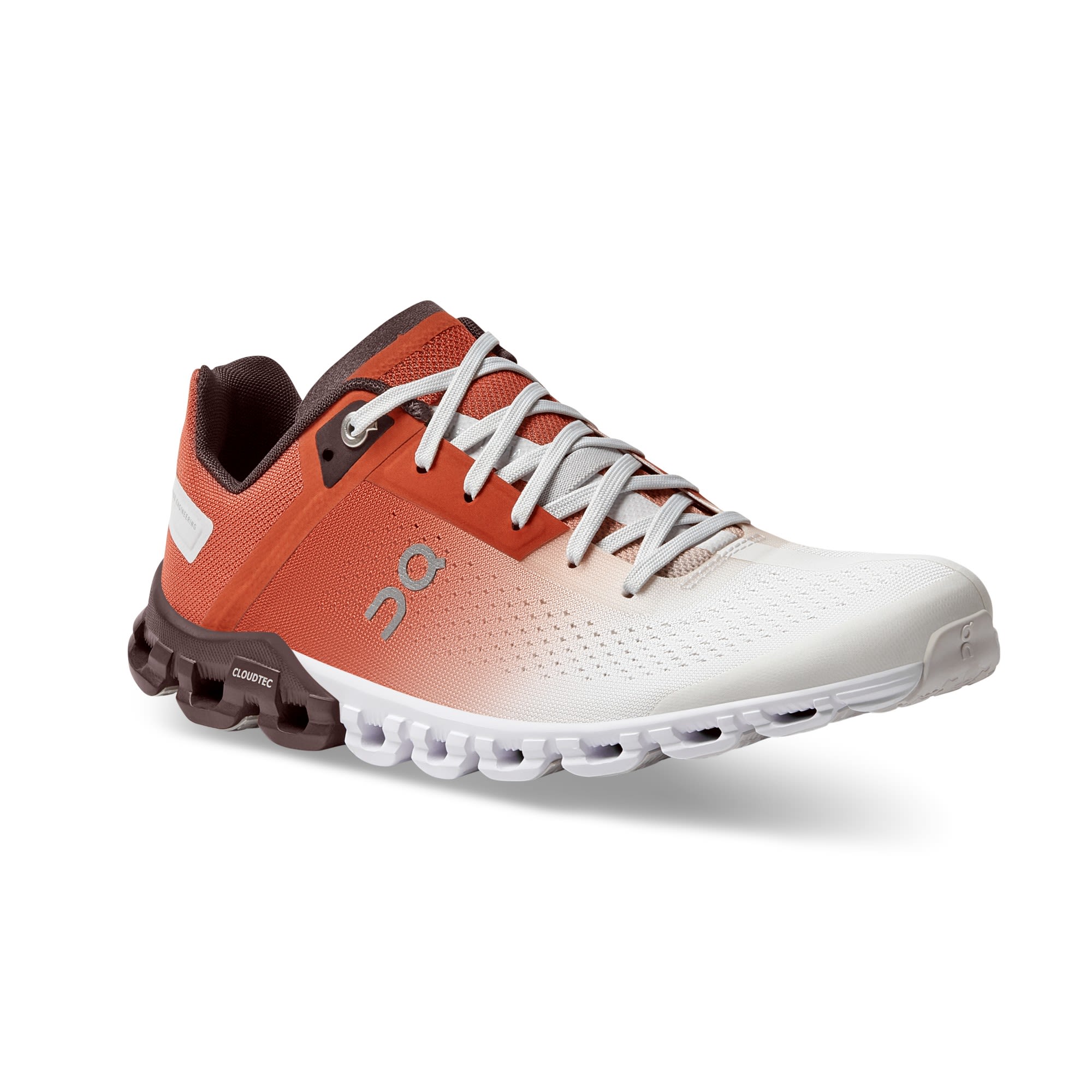 On Running Cloudflow Rot- Female Trailrunning- und Laufschuhe- Grsse EU 38 - Farbe Rust - White unter On Running