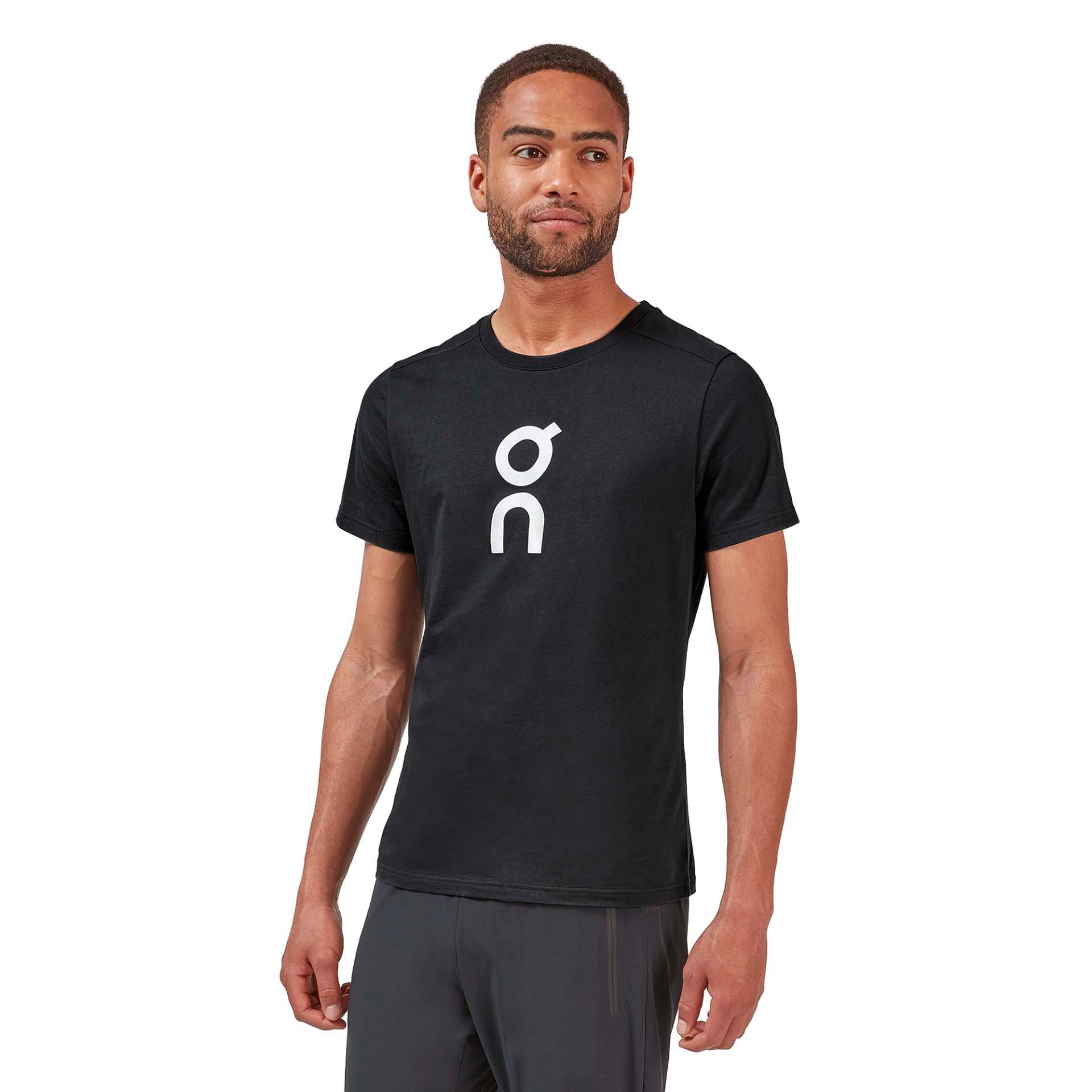 On Running Graphic-T Schwarz- Male Kurzarm-Shirts- Grsse S - Farbe Black unter On Running