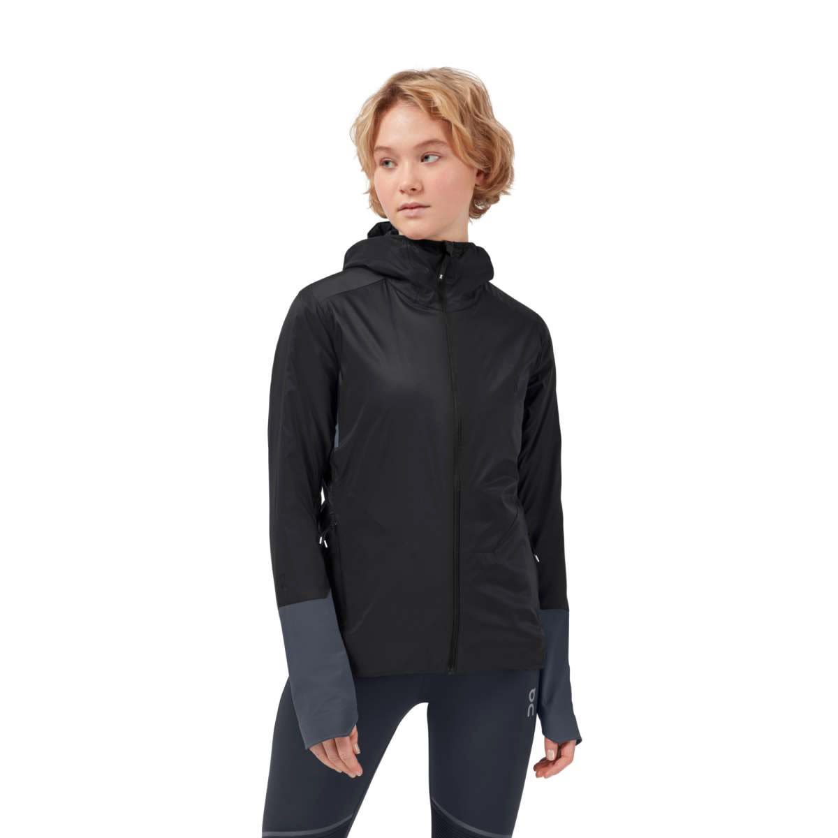 On Running Insulator Jacket Schwarz- Female Isolationsjacken- Grsse XS - Farbe Black - Dark unter On Running