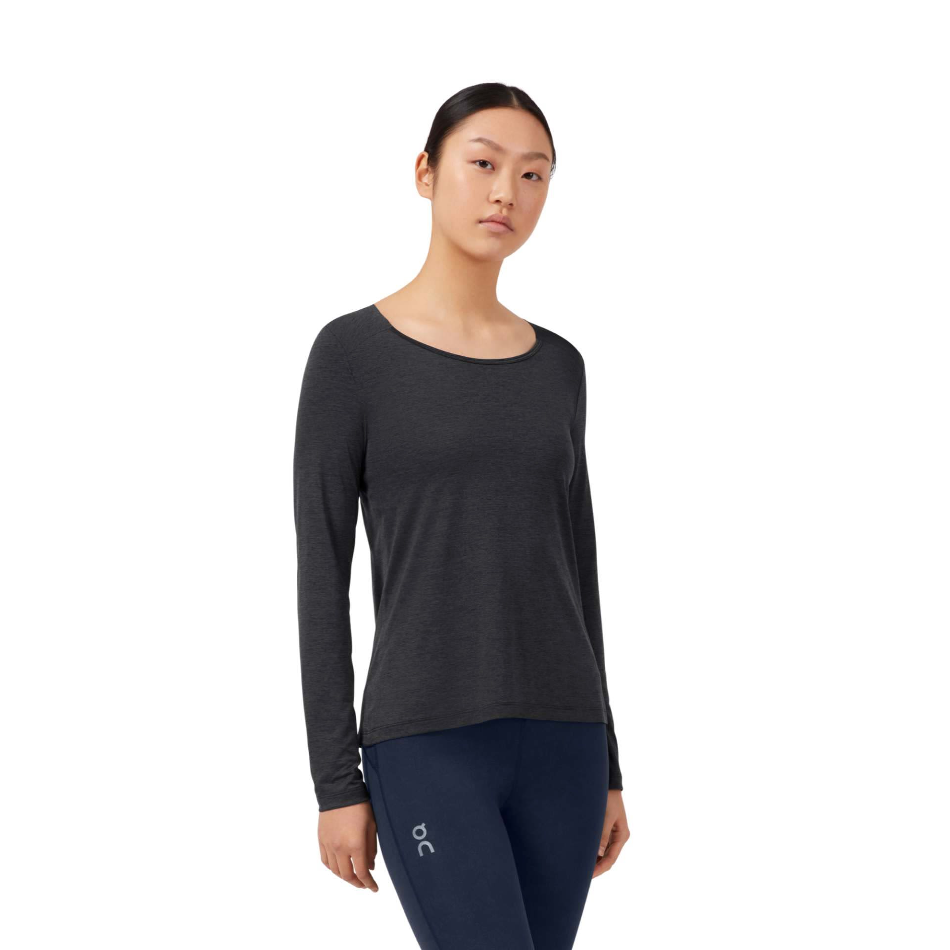 On Running Performance Long-T Schwarz- Female Langarm-Shirts- Grsse S - Farbe Black unter On Running