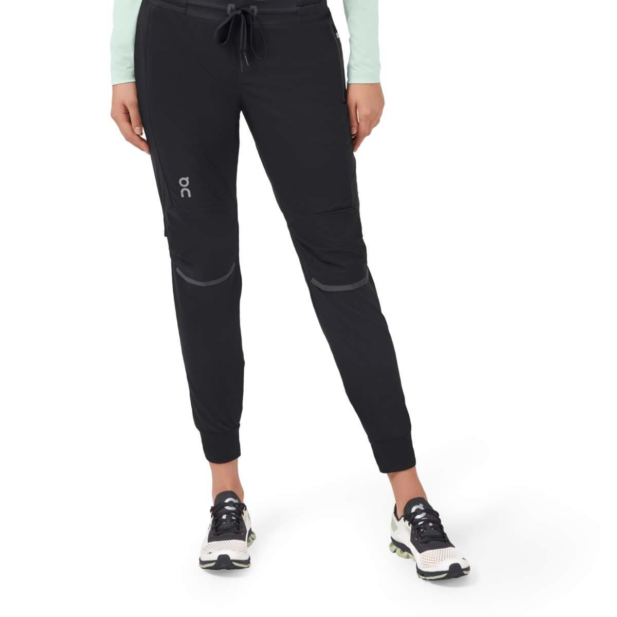 On Running Running Pants Schwarz- Female Softshellhosen- Grsse XS - Farbe Black