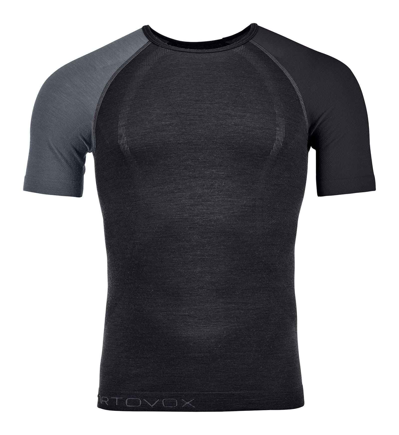 Ortovox 120 Comp Light Short Sleeve Schwarz- Male Merino Oberteile- Grsse XL - Farbe Black Raven