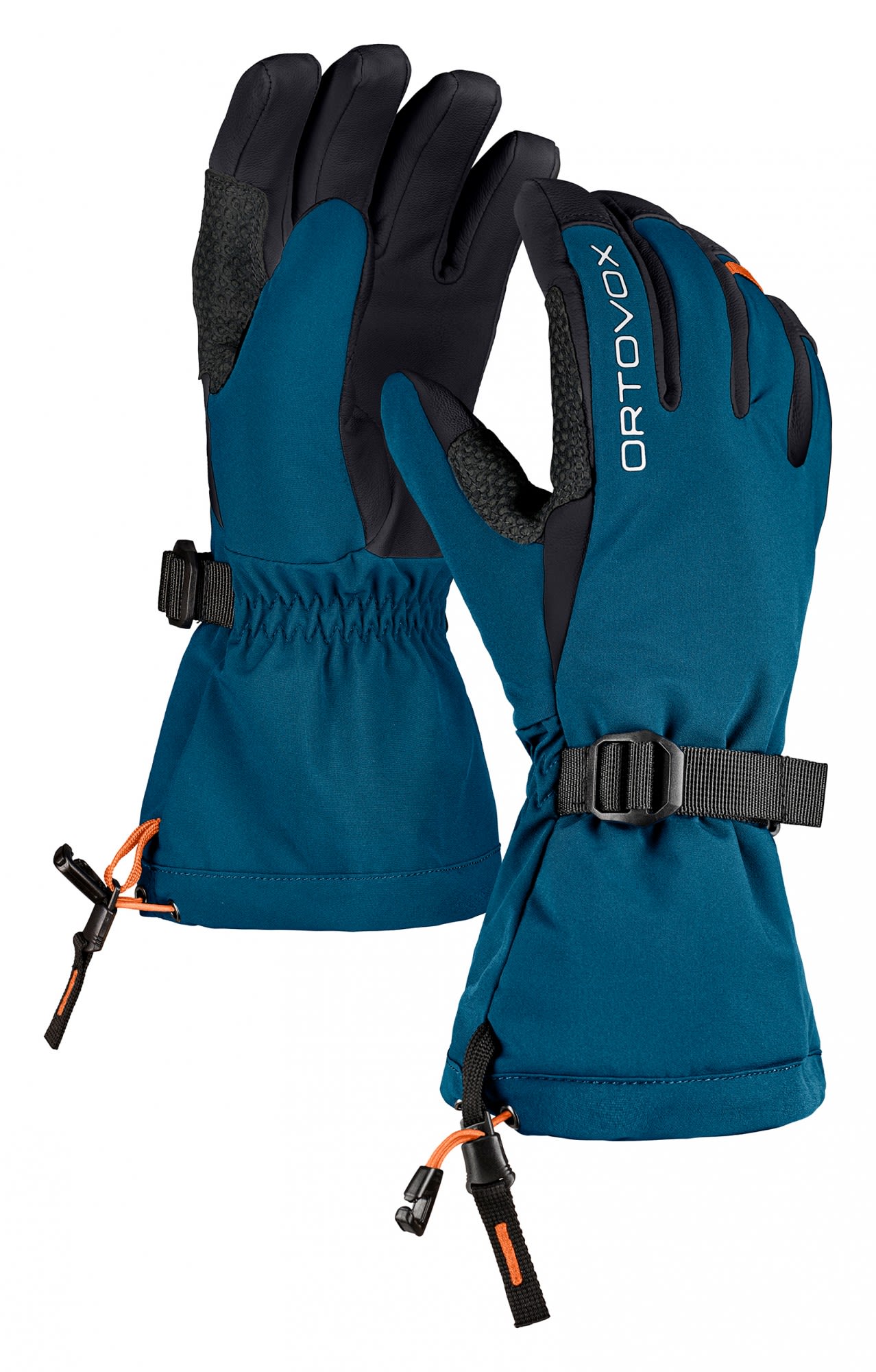 Ortovox Merino Mountain Glove Blau- Male Merino Fingerhandschuhe- Grsse S - Farbe Petrol Blue