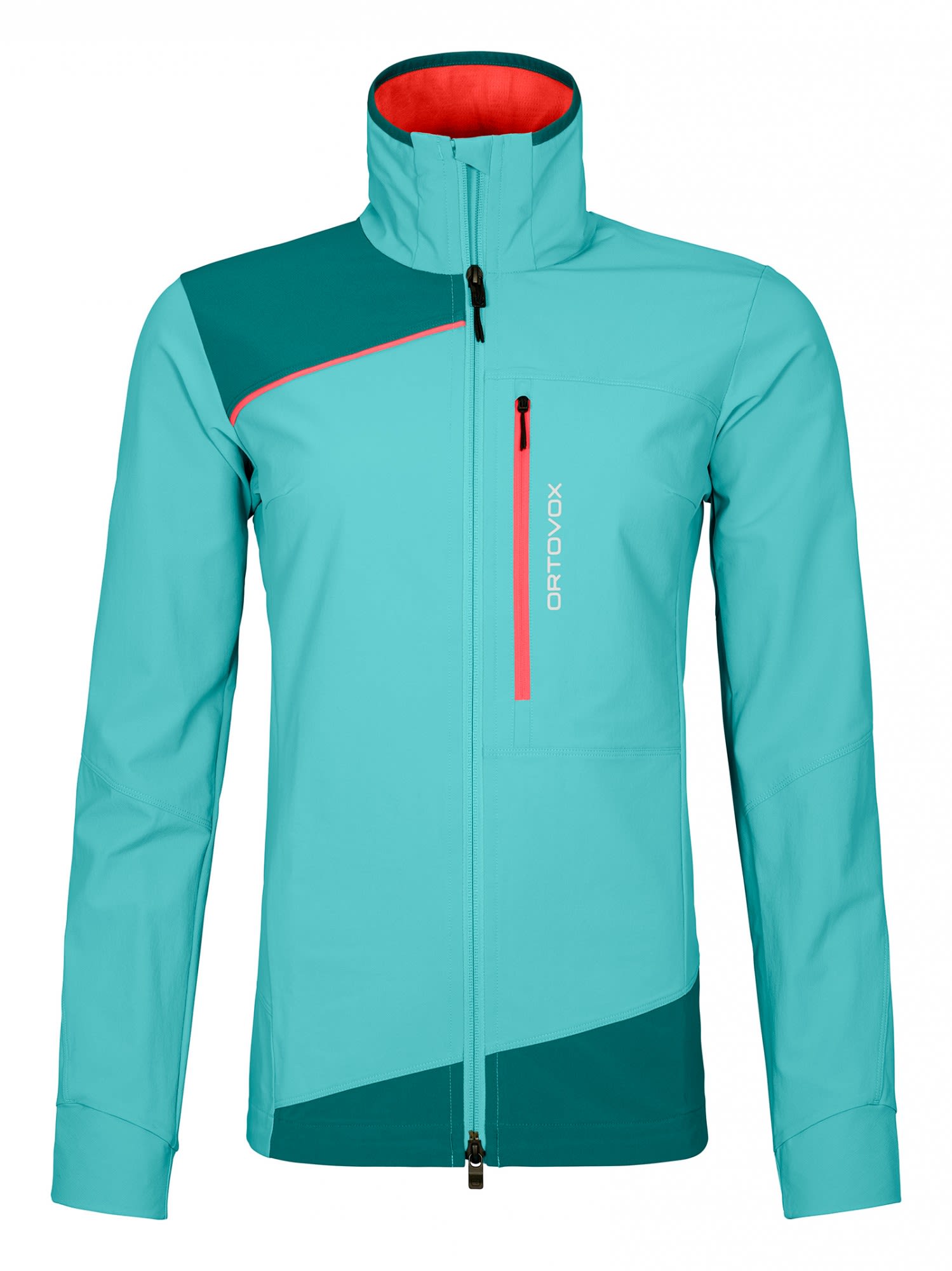 Ortovox Pala Light Jacket Blau- Female Merino Anoraks- Grsse XS - Farbe Ice Waterfall