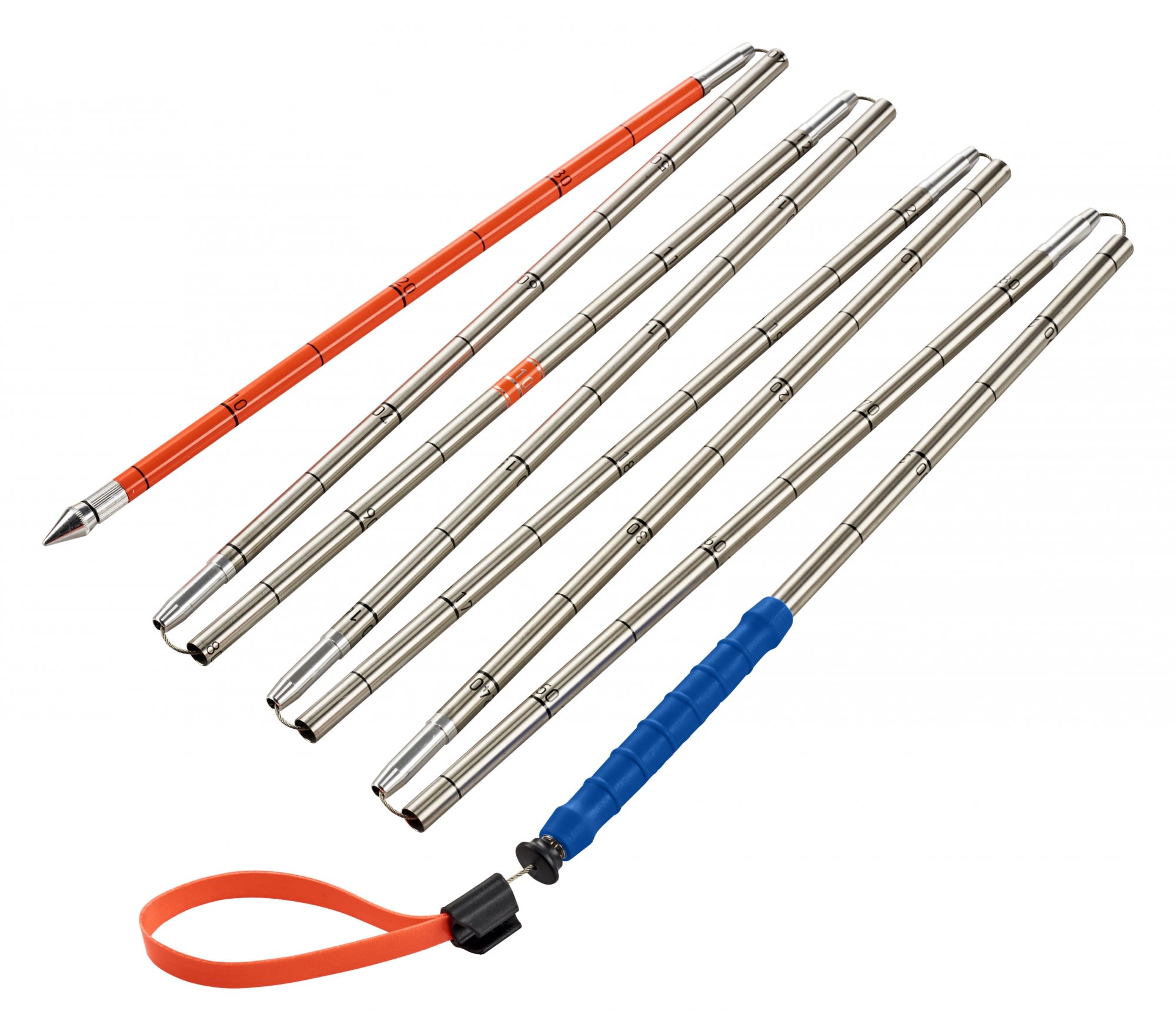 Ortovox Probe Steel 320+ PFA Grau- Lawinensonden- Grsse 320cm - Farbe Steel - Silver