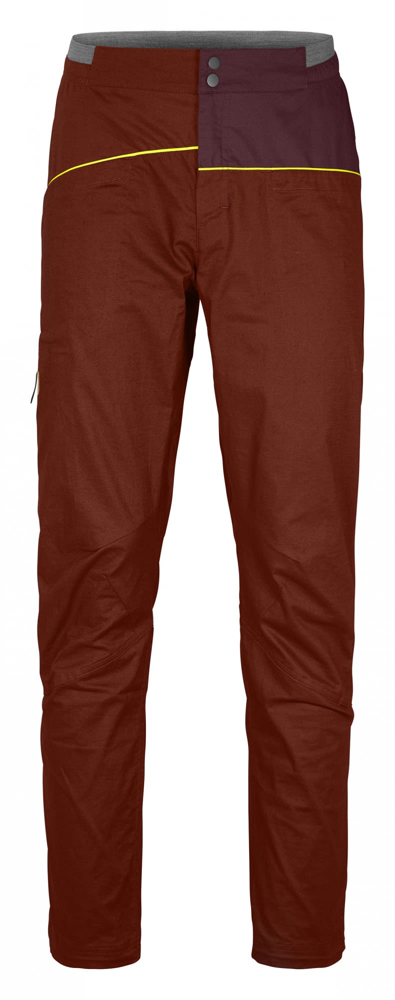 Ortovox Valbon Pants Rot- Male Merino Softshellhosen- Grsse S - Farbe Clay Orange